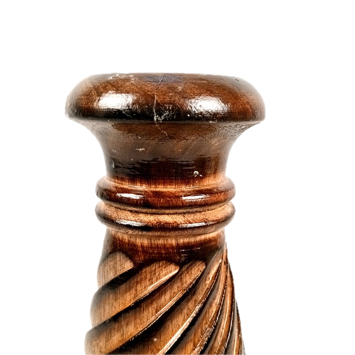 Flower Pot | Wooden Vase - for Home Decoration, Living Room, Table, Shelf, Office & Interior Decor | House Warming & Festival Gift - 12 Inch (Pack Of 2) - Apkamart