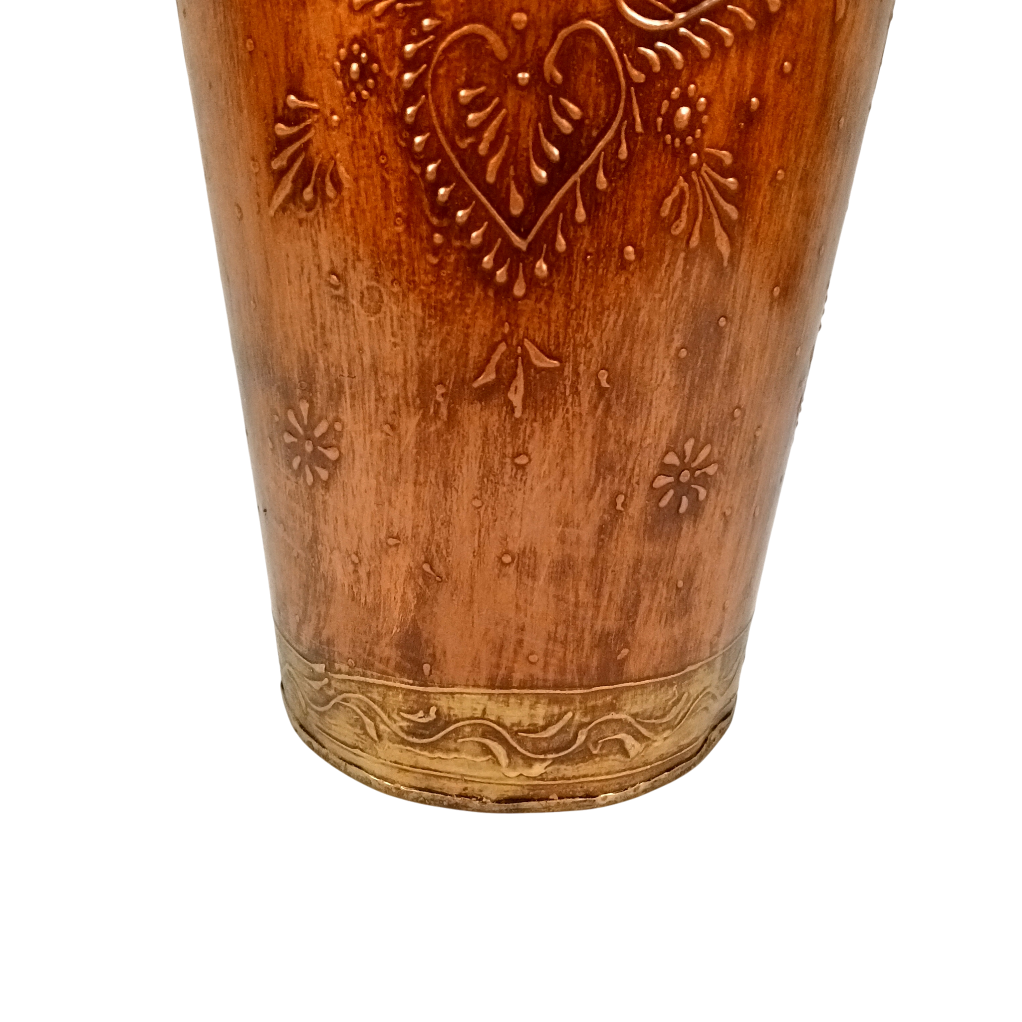 Handcrafted Flower Vase | Decorative Metal Vase for Living Room, Dining Table, Office & Home Décor | Elegant Modern Flower Pot | Elegant Gift - 30 Inch - Apkamart