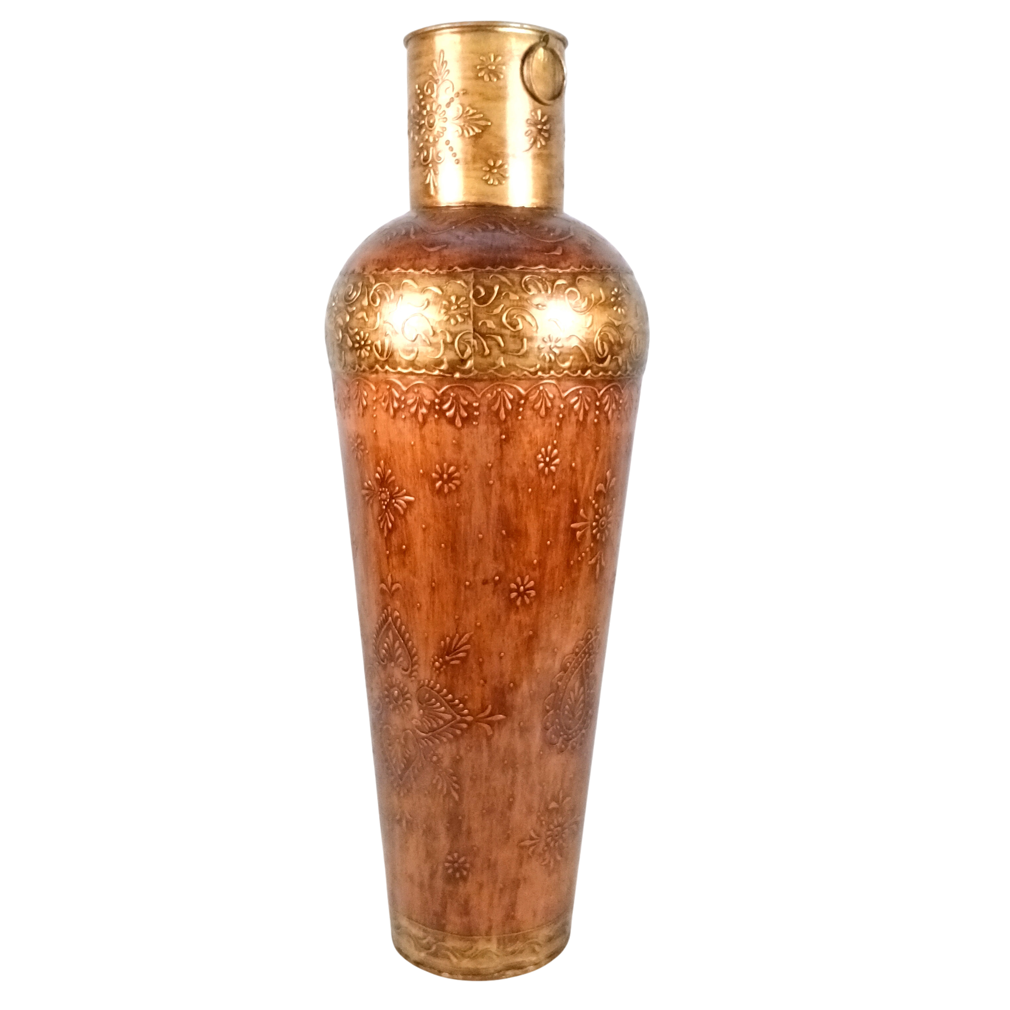 Handcrafted Flower Vase | Decorative Metal Vase for Living Room, Dining Table, Office & Home Décor | Elegant Modern Flower Pot | Elegant Gift - 30 Inch - Apkamart