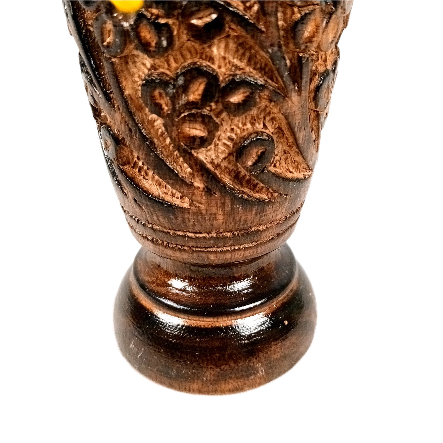 Flower Vase Wooden | Pots for Flowers - For Tabletop, Living Room, Home & Office Decoration | Centerpiece for Table Decoration |Vases for Gifts - 8 Inch - Apkamart