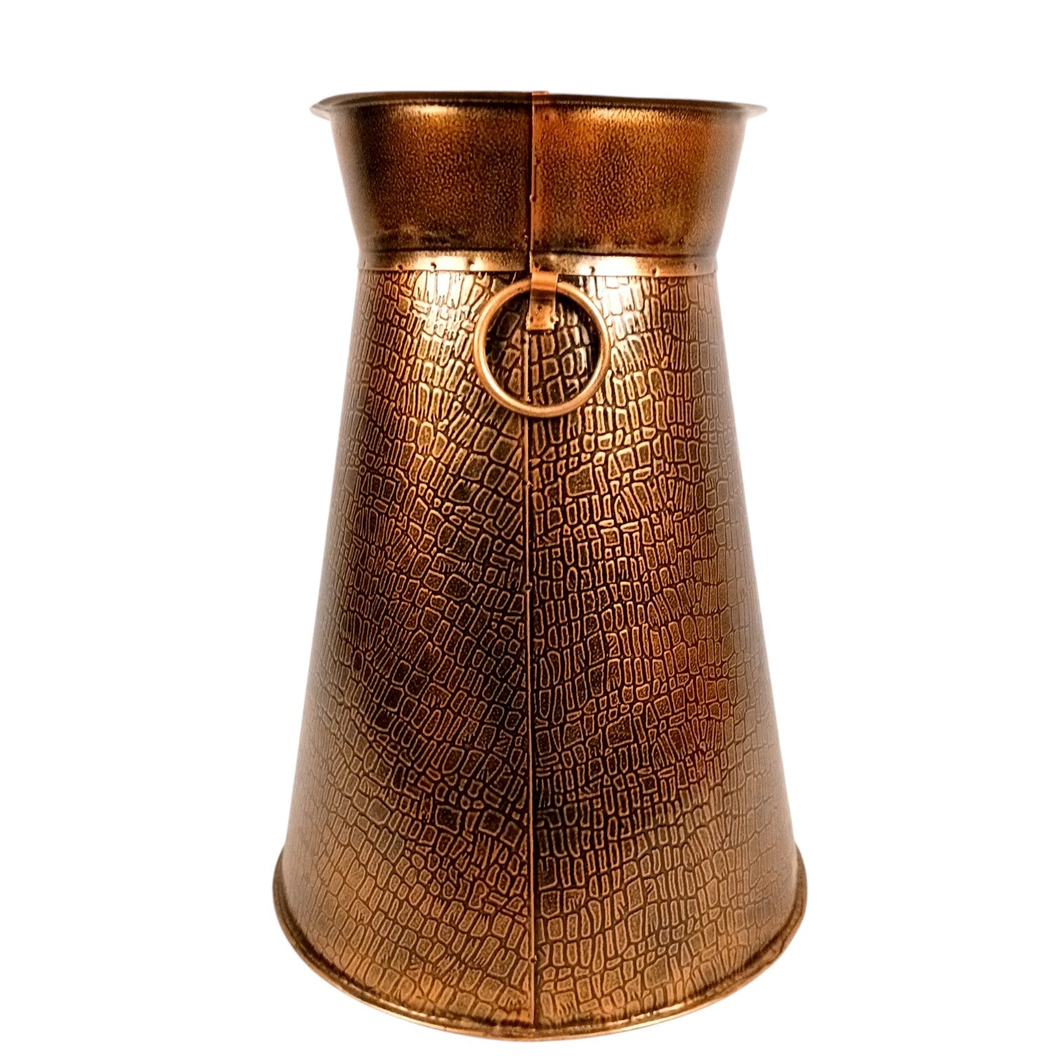 Handcrafted Decorative Pots for Living Room, Table, Office & Home Decor | Stylish Metal Flower Vases for Gifting - 14 Inch (Set Of 2) - Apkamart