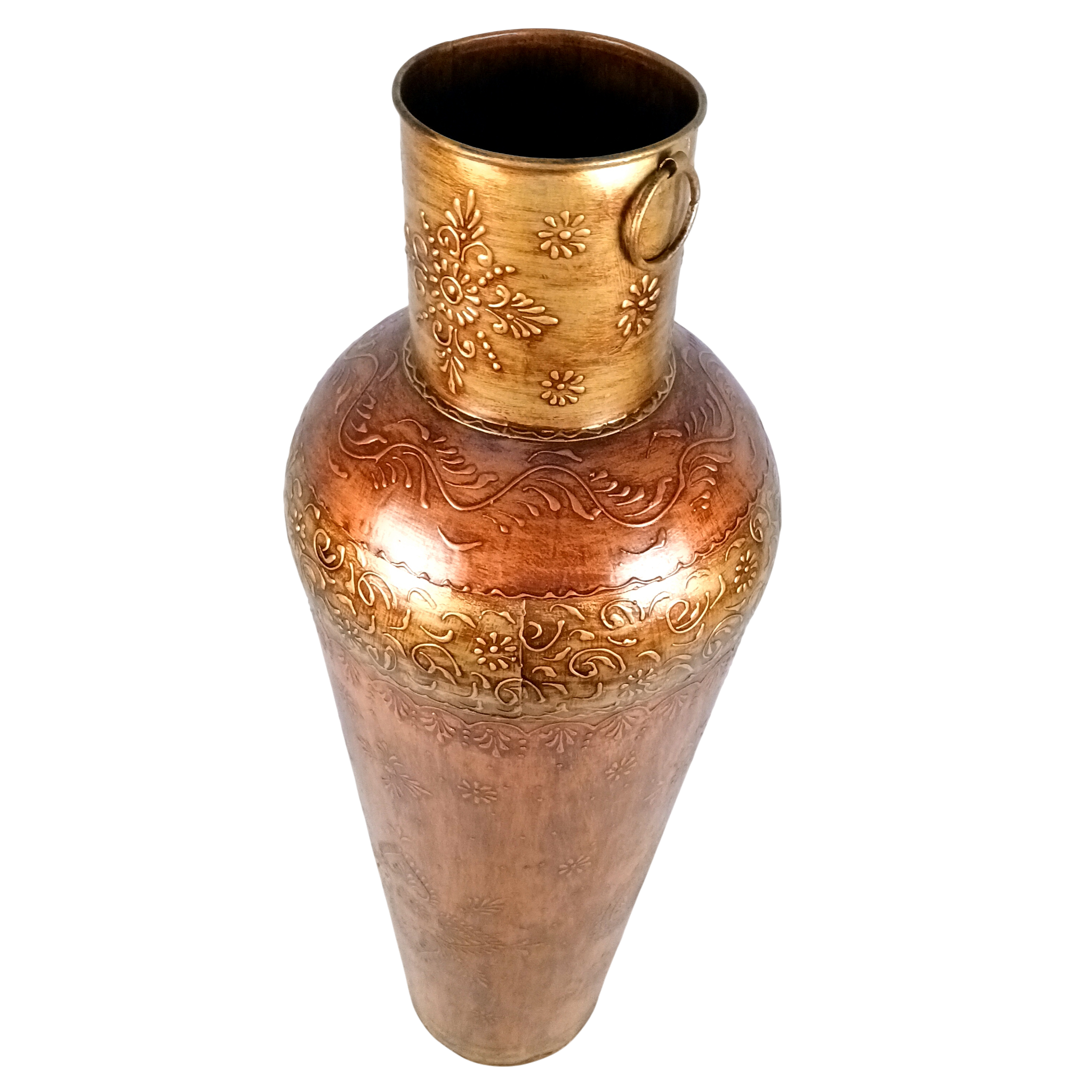 Handcrafted Flower Vase | Decorative Metal Vase for Living Room, Dining Table, Office & Home Décor | Elegant Modern Flower Pot | Elegant Gift - 30 Inch - Apkamart