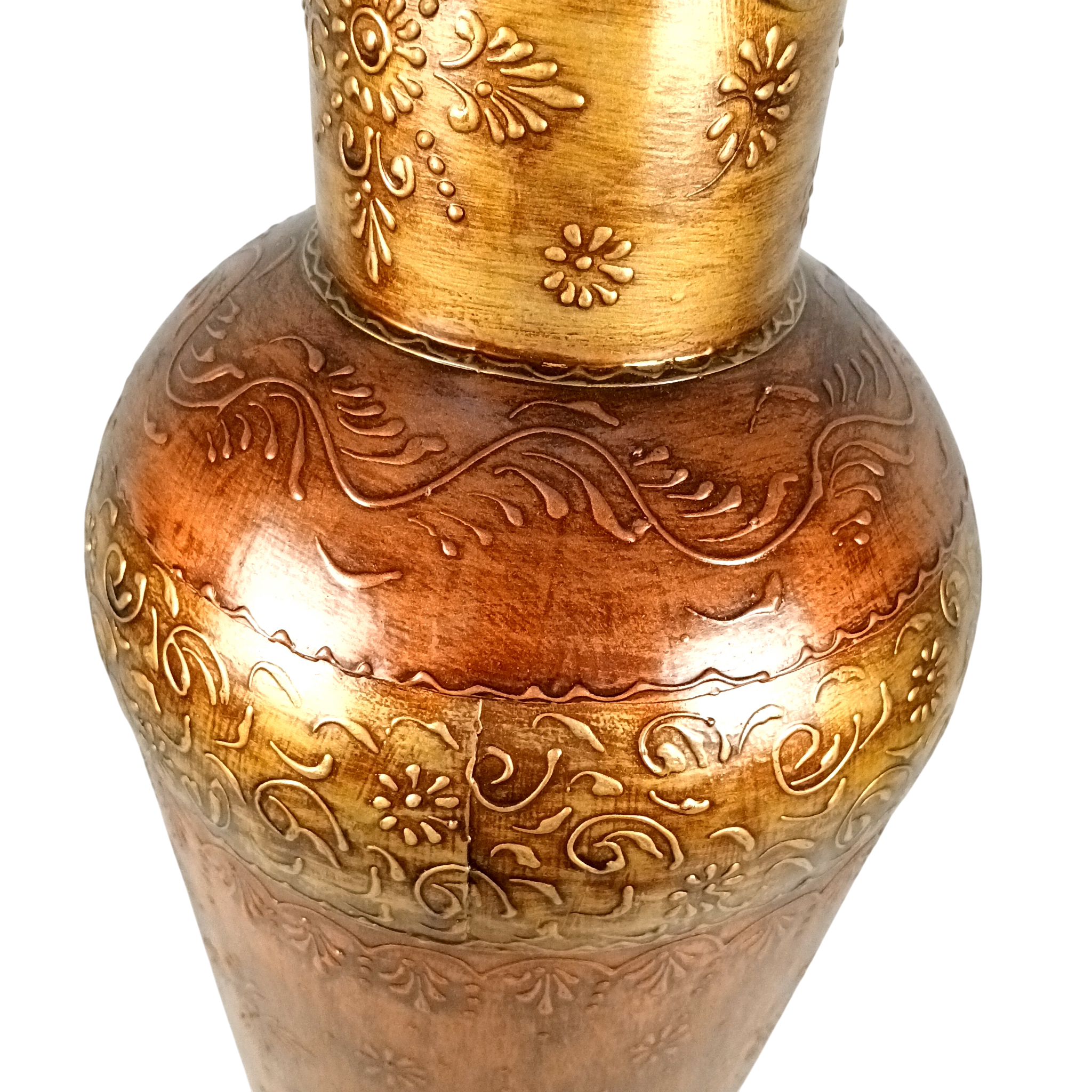 Handcrafted Flower Vase | Decorative Metal Vase for Living Room, Dining Table, Office & Home Décor | Elegant Modern Flower Pot | Elegant Gift - 30 Inch - Apkamart