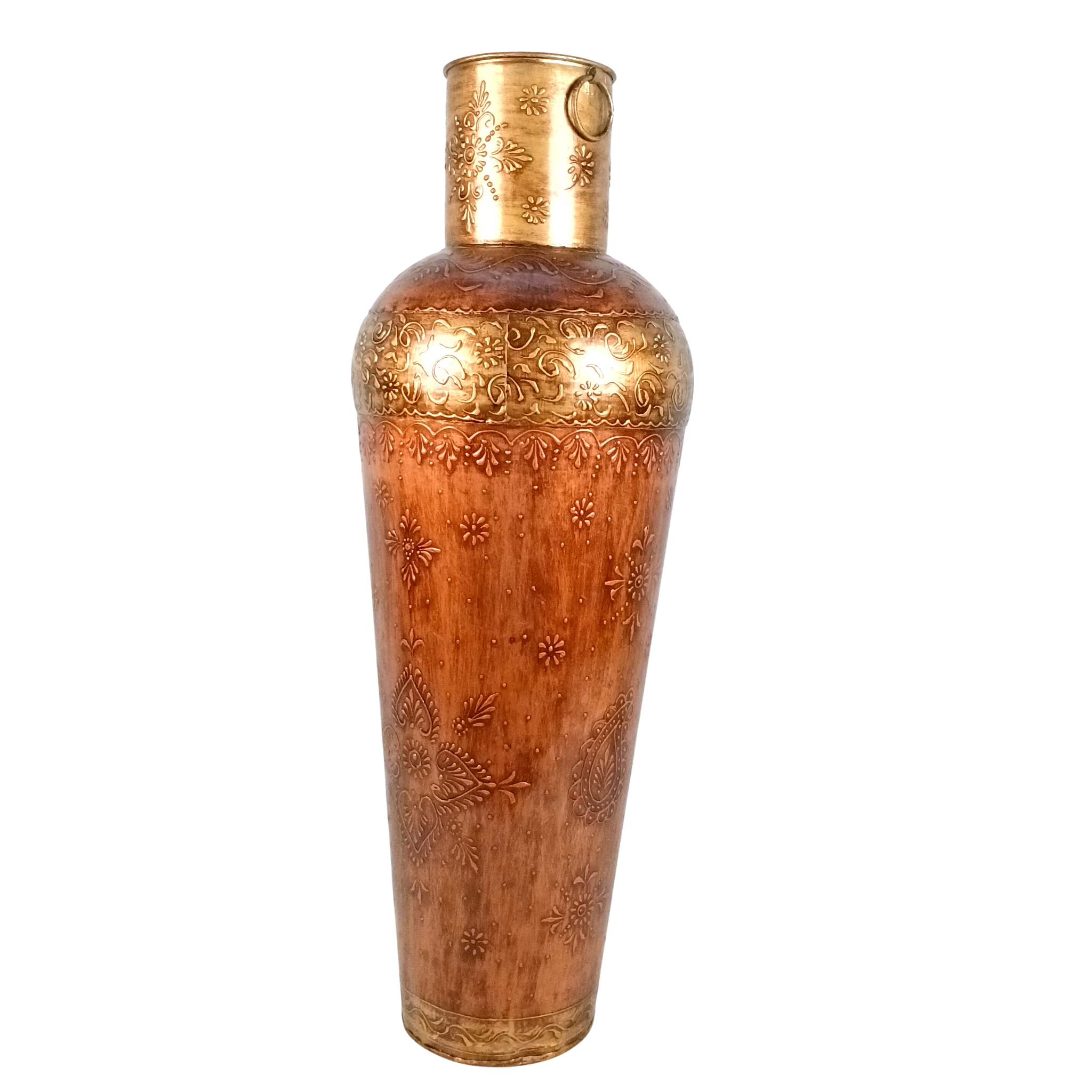 Handcrafted Flower Vase | Decorative Metal Vase for Living Room, Dining Table, Office & Home Décor | Elegant Modern Flower Pot | Elegant Gift - 30 Inch - Apkamart