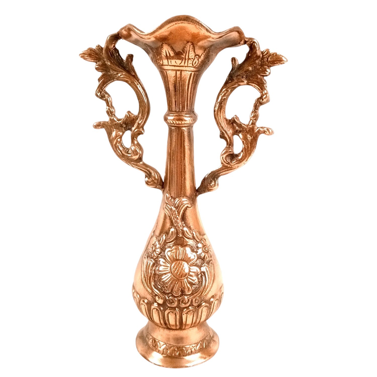 Vase Flower Pot | Decorative Showpiece Cum Vase for Home Decoration, Living Room, Shelf & Office | Modern Interior Decor Vase | Perfect Gift for All Occasions - 13 Inch - Apkamart