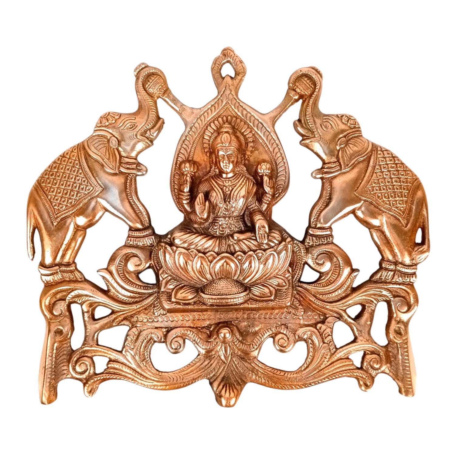 GajLaxmi Wall Hanging for Home Decor | Decorative Wall Art for Living Room, Bedroom & Office | Wall Hanging Showpiece & Gift Item - 13 Inch - Apkamart