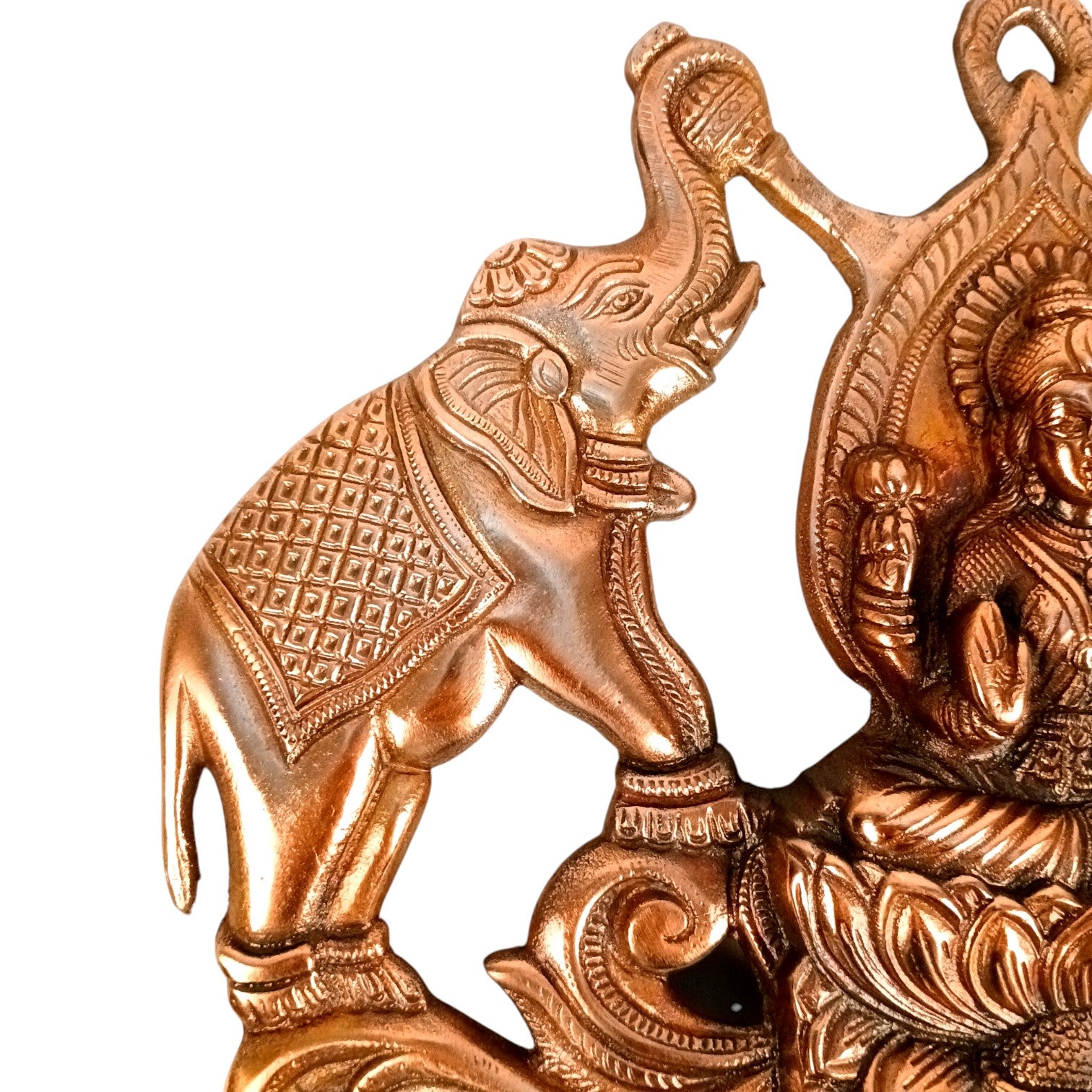 GajLaxmi Wall Hanging for Home Decor | Decorative Wall Art for Living Room, Bedroom & Office | Wall Hanging Showpiece & Gift Item - 13 Inch - Apkamart