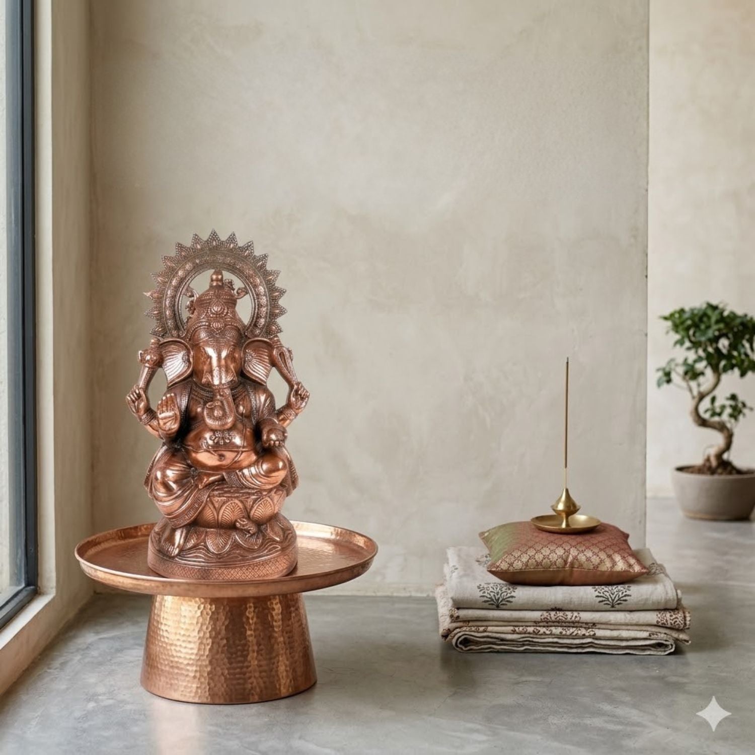 Ganesh Statue Ganesh Ji Idol Vastu Entrance Decor - 15 Inch-ApkaMart