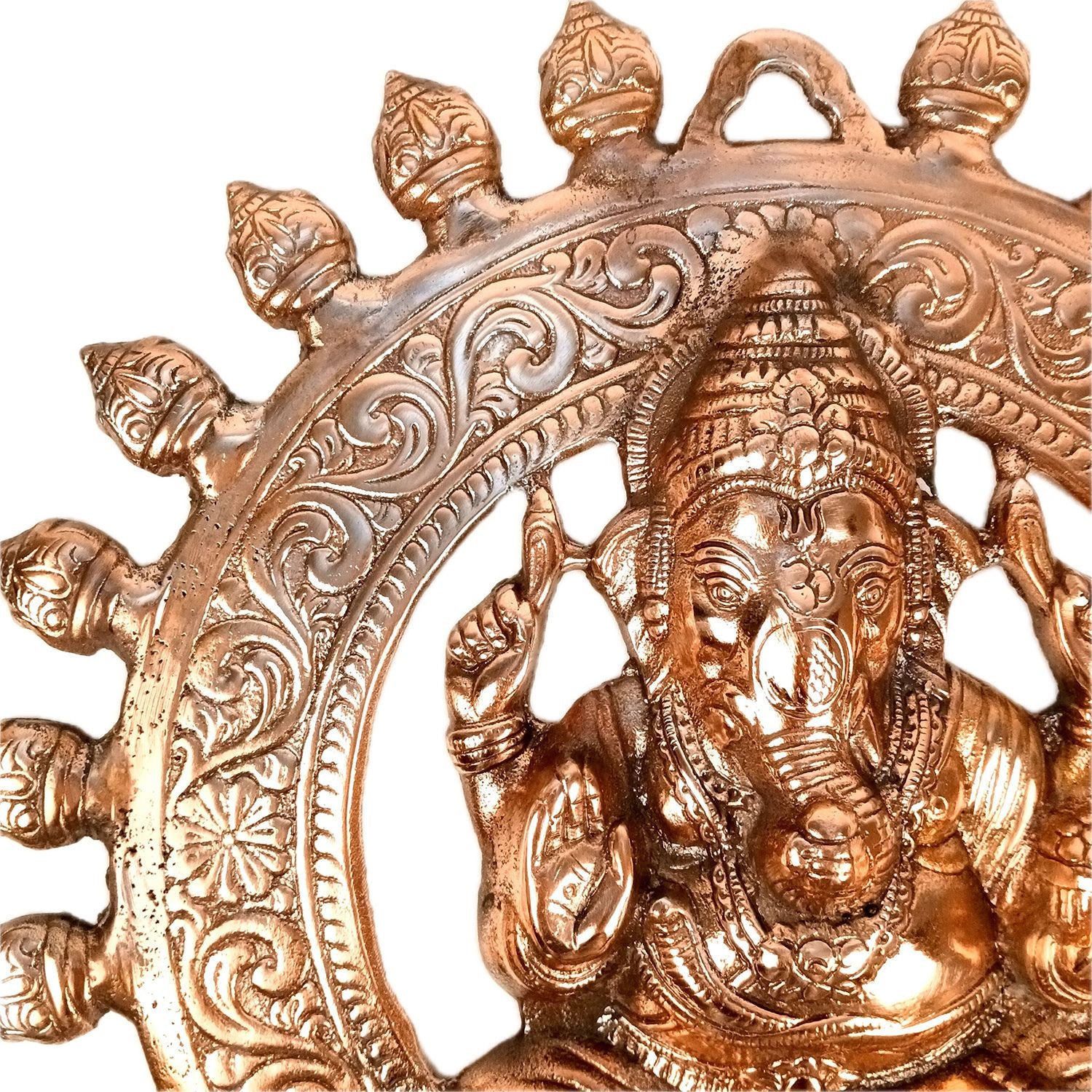 Ganesh Wall Hanging Statue | Ganesha Wall Idol for Puja, Home, Living Room Decor | Diwali & Housewarming Gift - 17 Inch - Apkamart