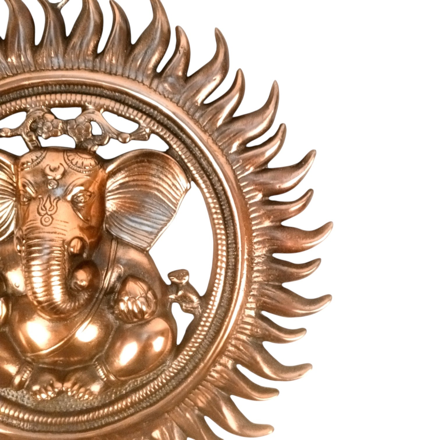Ganesha Wall Hanging For Home & Entrance Decor - 15 Inch - Apkamart