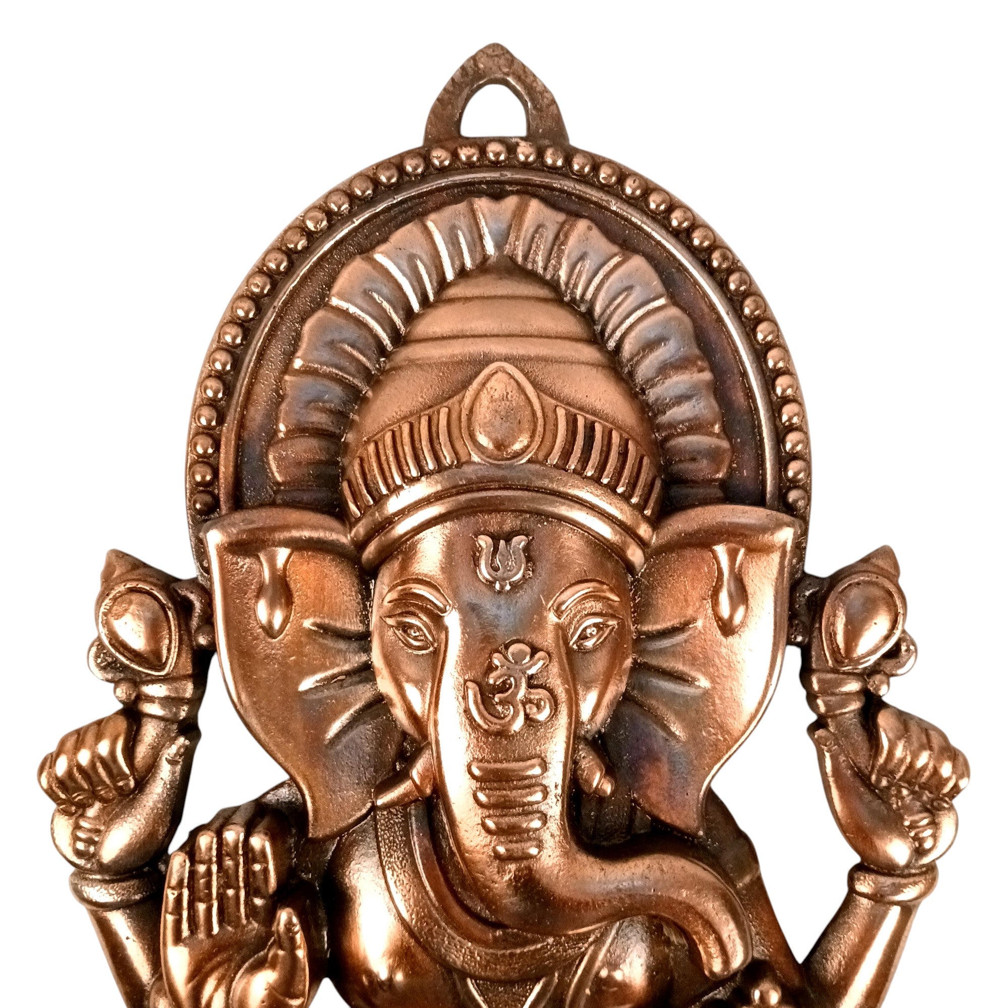 Ganesh Wall Hanging | Spiritual Wall Decor | Handcrafted Home Decor for Living Room & Bedroom | Premium Ganpati Ji Hanging | Housewarming & Birthday Gift Item - 18 Inch - Apkamart