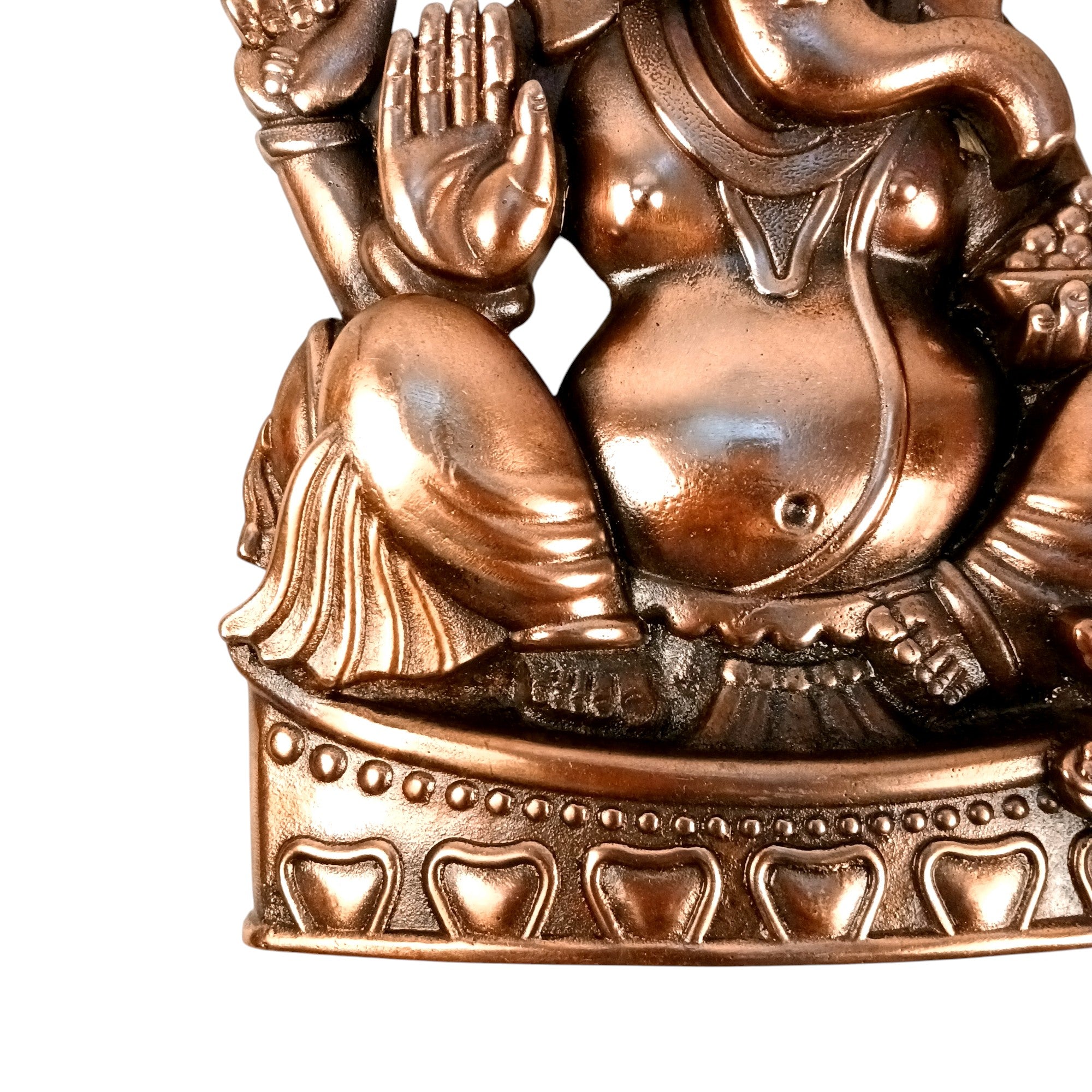 Ganesh Wall Hanging | Spiritual Wall Decor | Handcrafted Home Decor for Living Room & Bedroom | Premium Ganpati Ji Hanging | Housewarming & Birthday Gift Item - 18 Inch - Apkamart