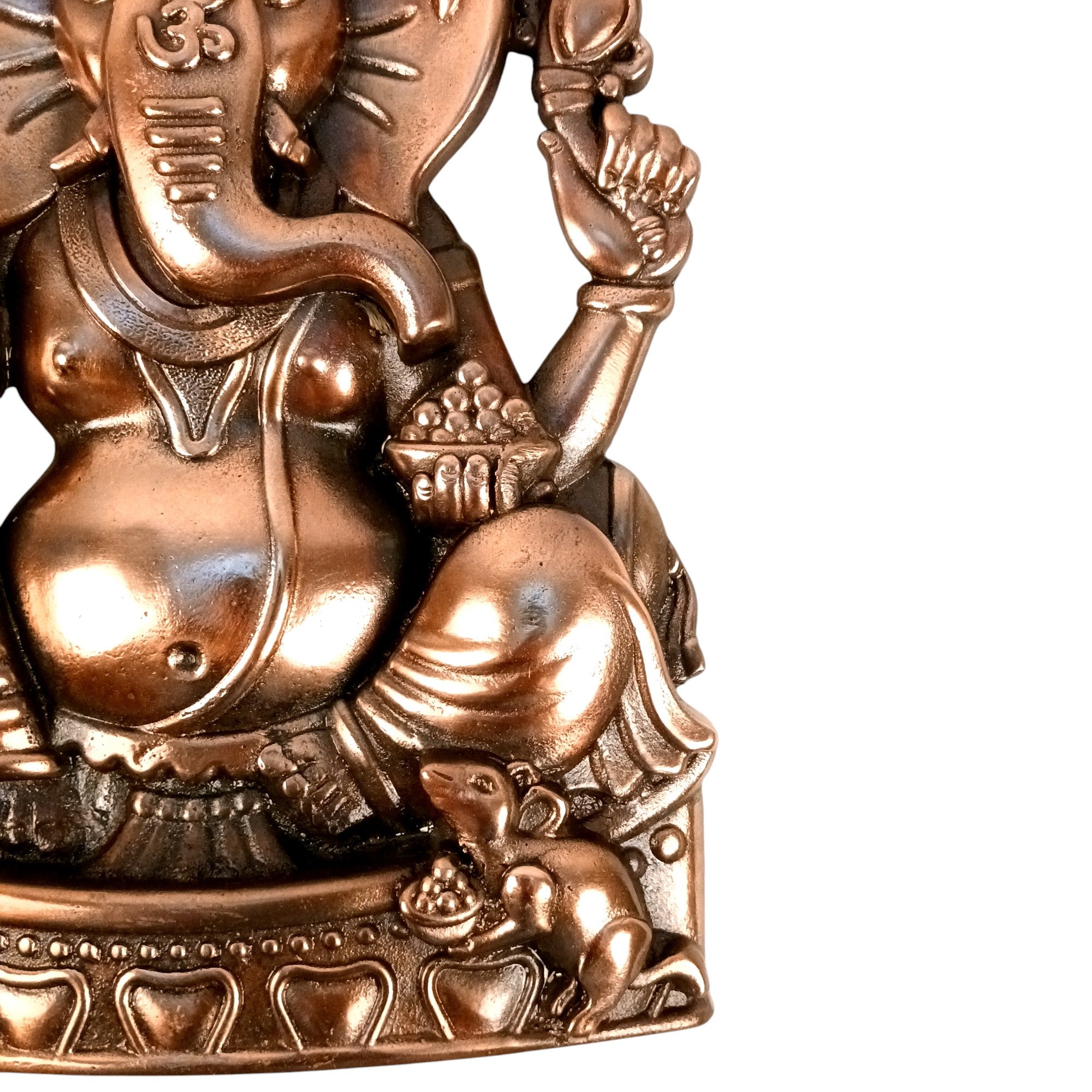 Ganesh Wall Hanging | Spiritual Wall Decor | Handcrafted Home Decor for Living Room & Bedroom | Premium Ganpati Ji Hanging | Housewarming & Birthday Gift Item - 18 Inch - Apkamart