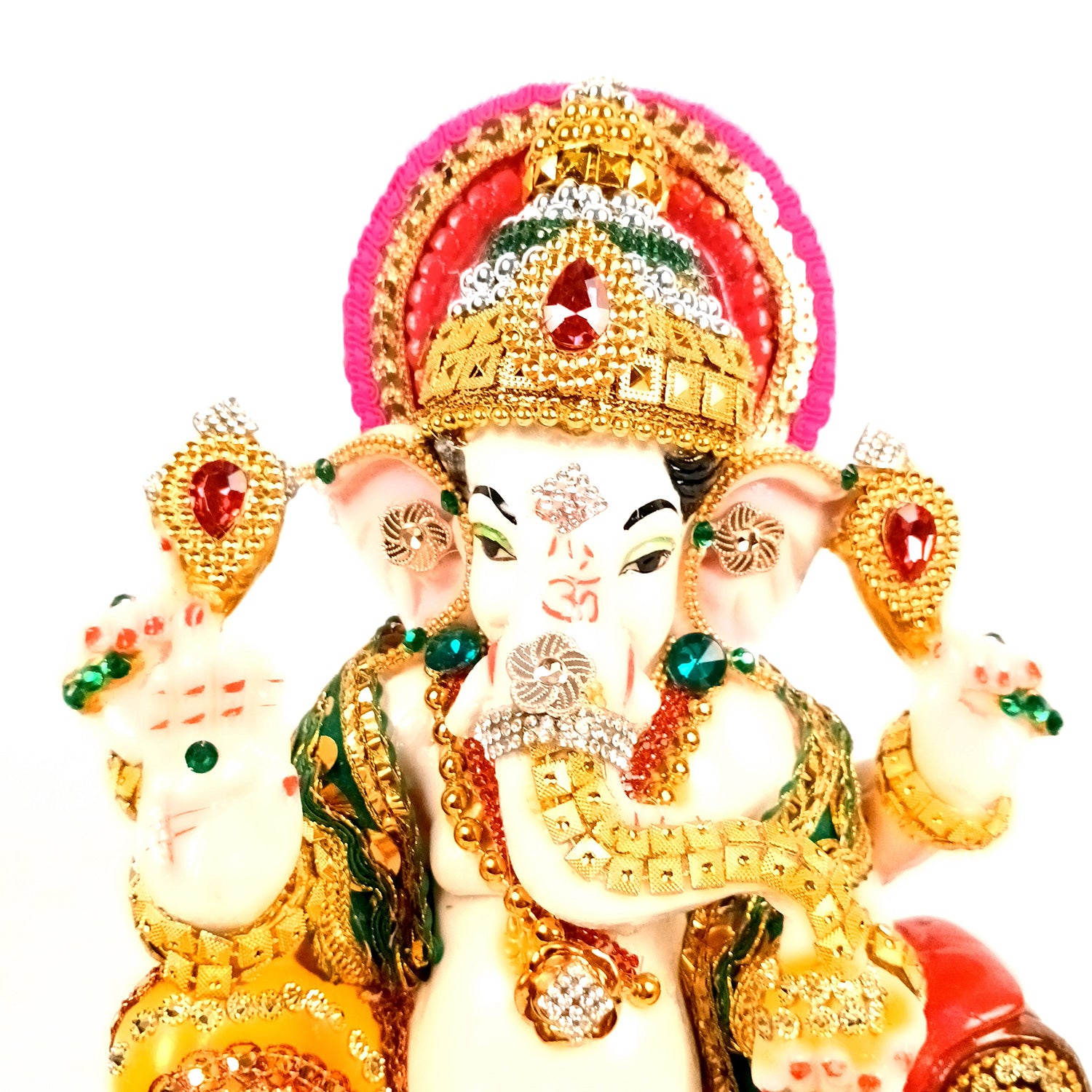 Ganesh Statue | Lord Ganesha Idol - for Home, Puja, Living Room, Entrance & Office Decor - 10 Inch - Apkamart #Style_Design 1