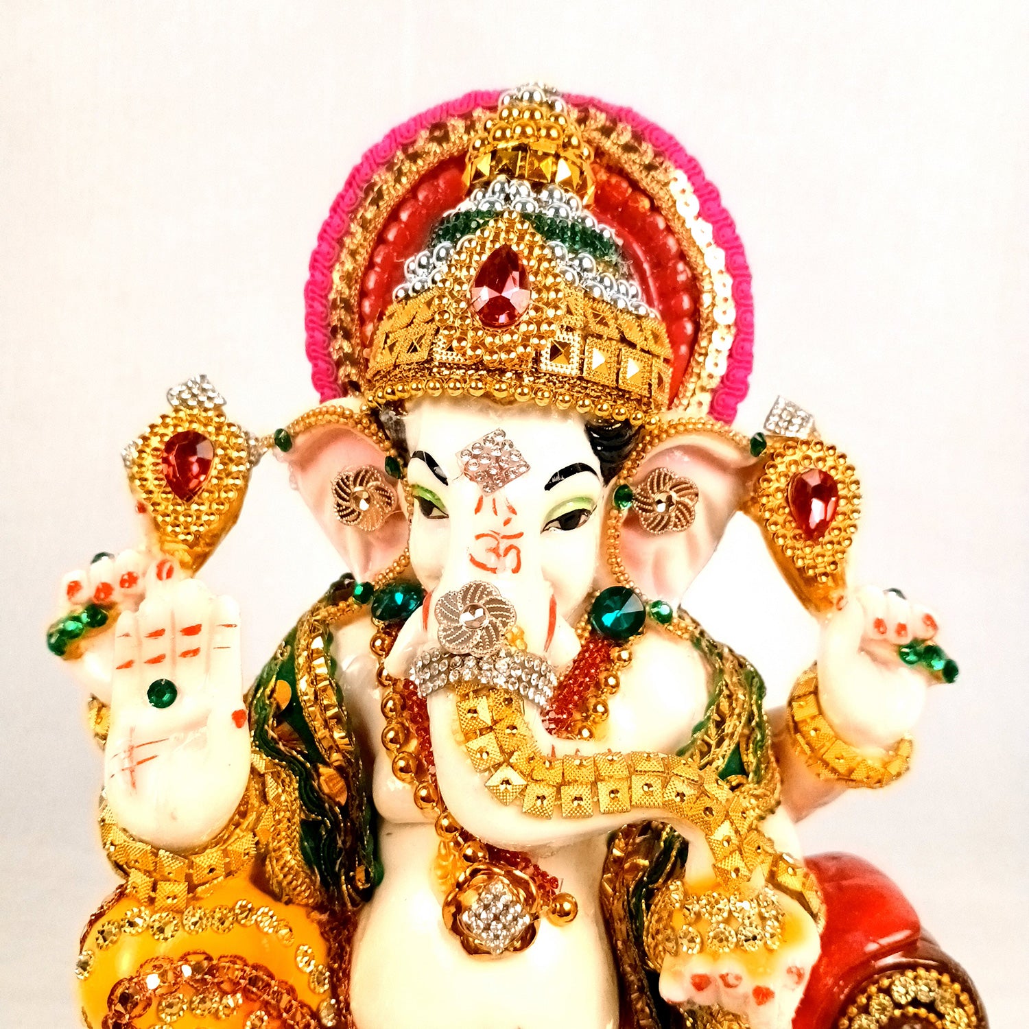Ganesh Statue | Lord Ganesha Idol - for Home, Puja, Living Room, Entrance & Office Decor - 10 Inch - Apkamart #Style_Design 1