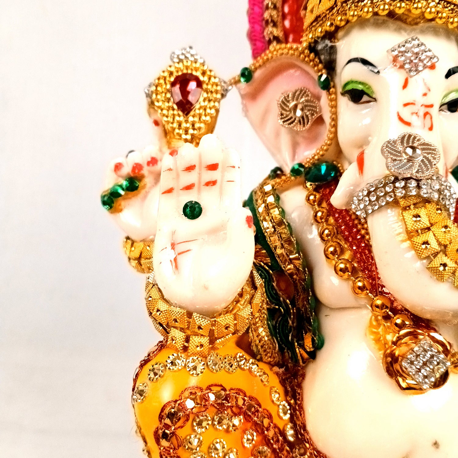 Ganesh Statue | Lord Ganesha Idol - for Home, Puja, Living Room, Entrance & Office Decor - 10 Inch - Apkamart #Style_Design 1