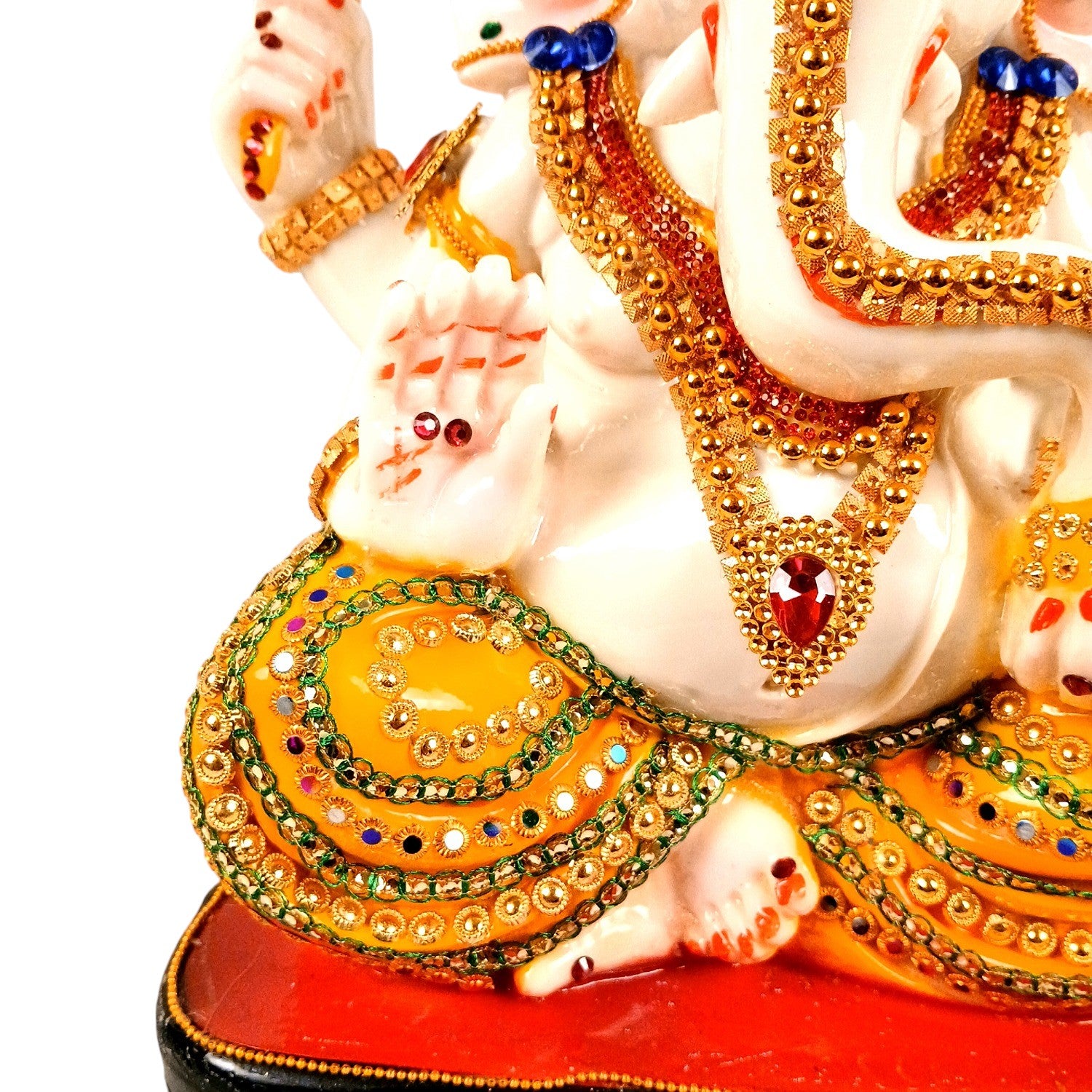 Ganesh Ji Idol Polyresin Diwali Housewarming - 12 Inch