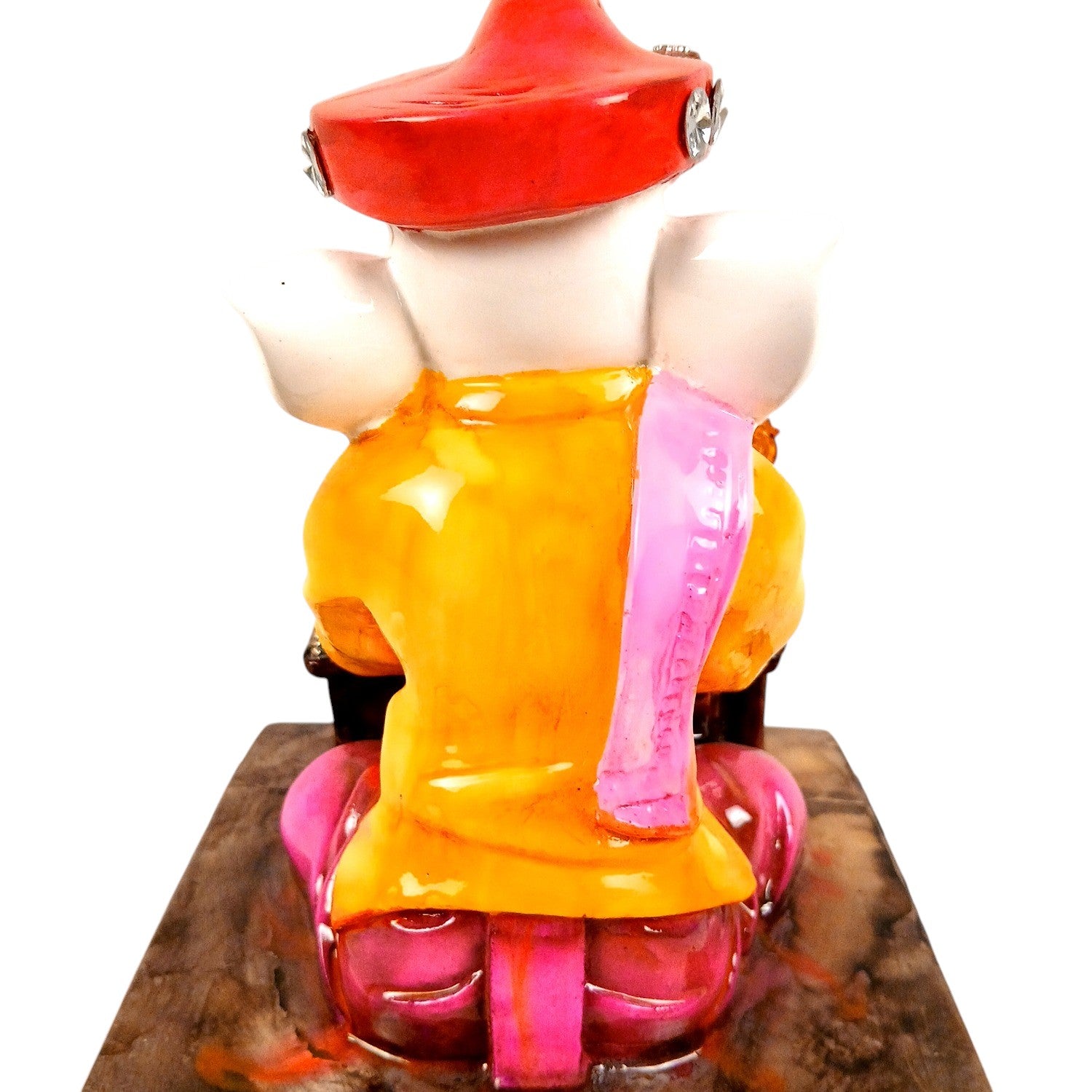 Ganesh Murti | Spiritual Home & Office Decor Idol | Lord GaneshaStatue for Home, Pooja Room & Vastu | Religious Table Decor, Diwali & Festive Gift - 9 Inch - Apkamart