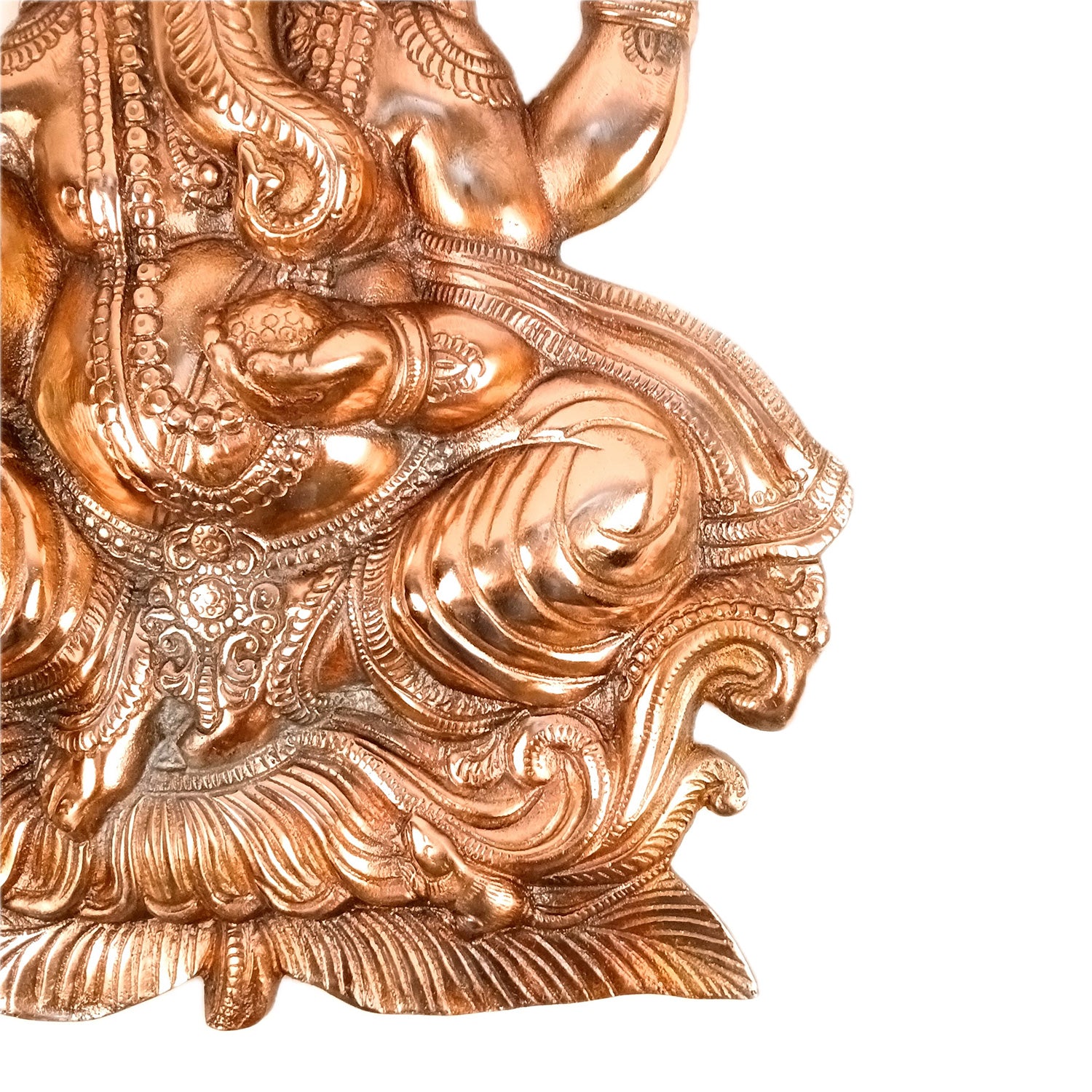 Lord Ganesh Wall Hanging Idol | Ganesha Wall Idol Big Size - for Home, Living Room, Entrance, Main Door | Diwali & Housewarming Gift - 20 Inch - Apkamart