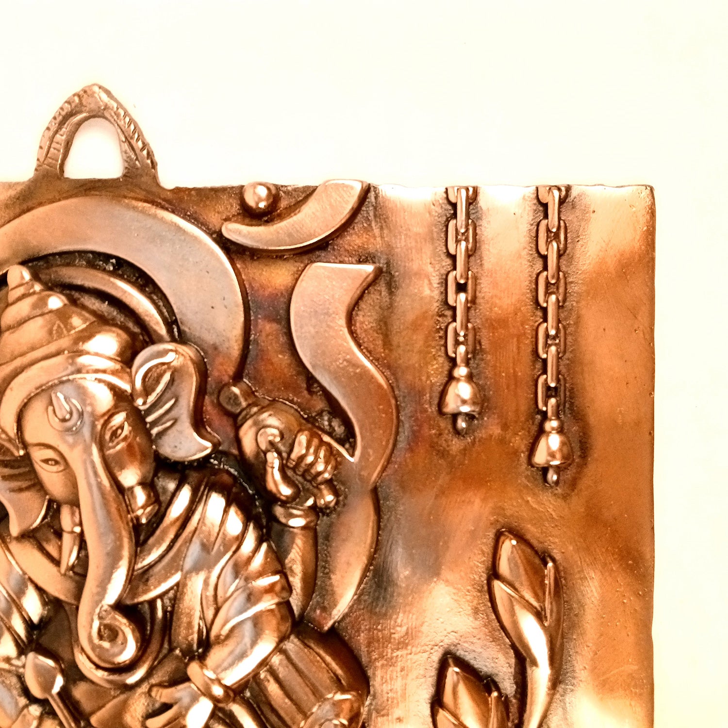 Ganesh Wall Hanging Statue | Ganesha Writing Book Wall Idol for Puja, Home, Living Room Decor | Diwali & Housewarming Gift - 16 Inch - Apkamart #Style_Design 1