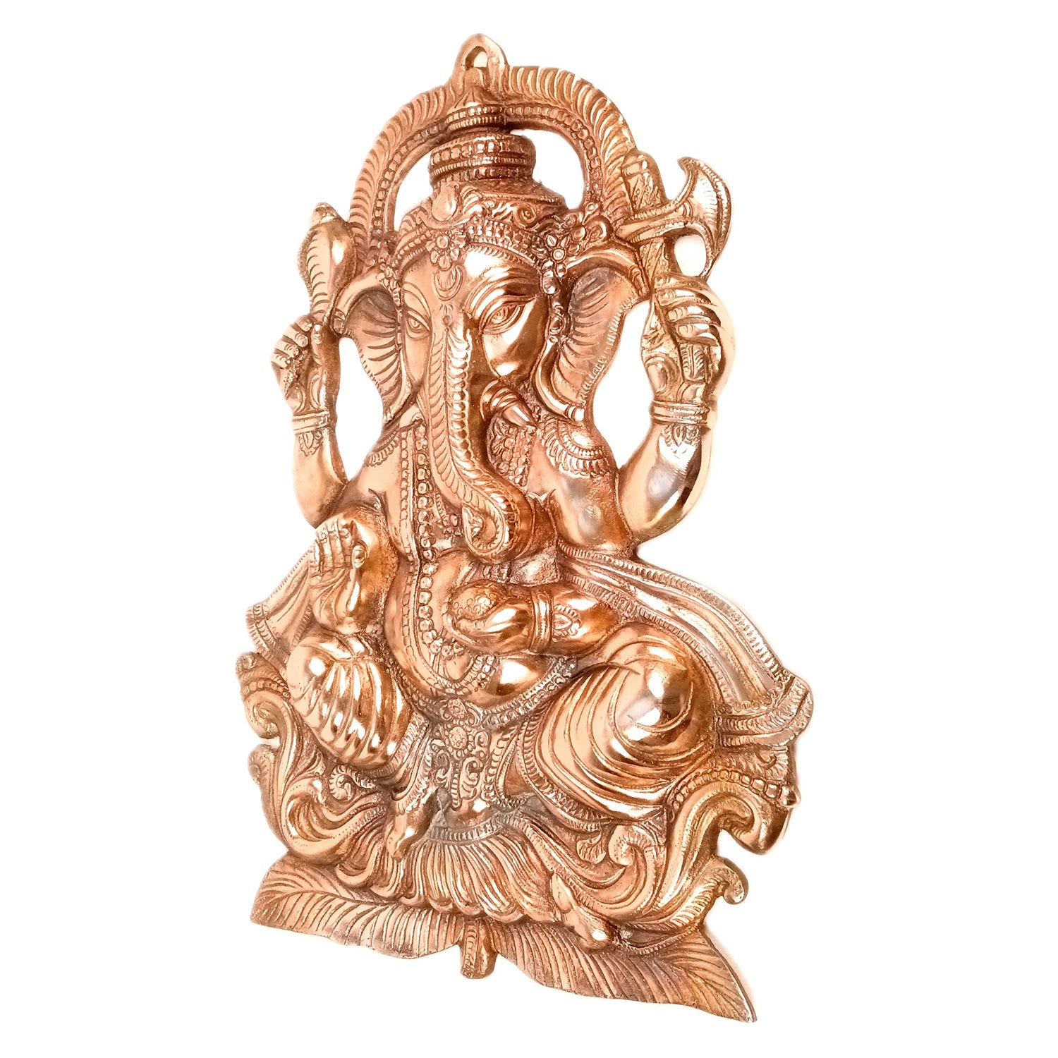 Lord Ganesh Wall Hanging Idol | Ganesha Wall Idol Big Size - for Home, Living Room, Entrance, Main Door | Diwali & Housewarming Gift - 20 Inch - Apkamart