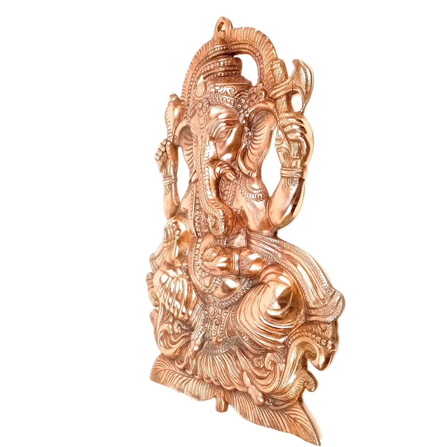 Lord Ganesh Wall Hanging Idol | Ganesha Wall Idol Big Size - for Home, Living Room, Entrance, Main Door | Diwali & Housewarming Gift - 20 Inch - Apkamart