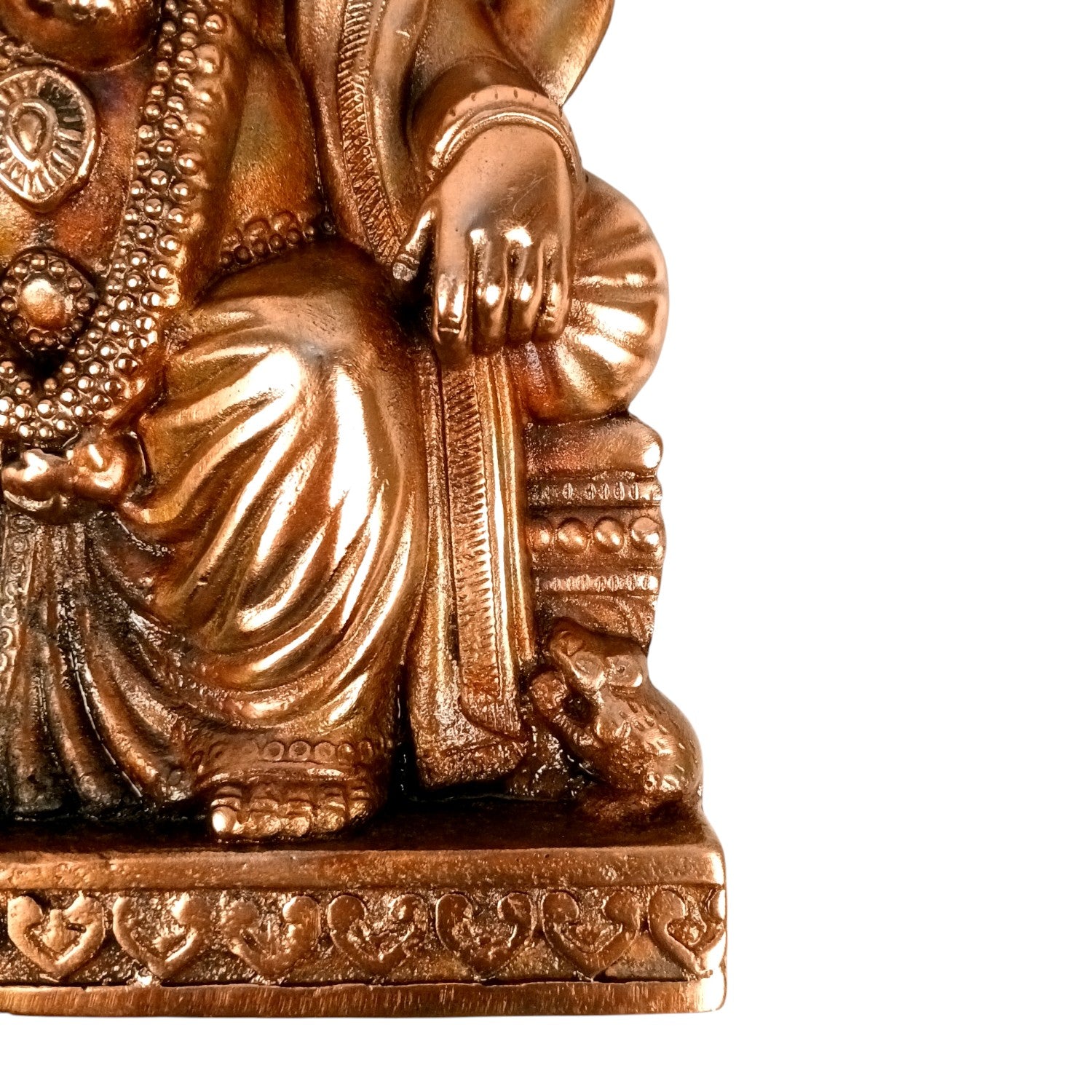 Ganesh Ji Wall Hanging Showpiece | Metal Ganpati Idol for Wall Decor | Handcrafted Home Decor | Spiritual Gift for Housewarming, Diwali & Birthday - 14 Inch - Apkamart