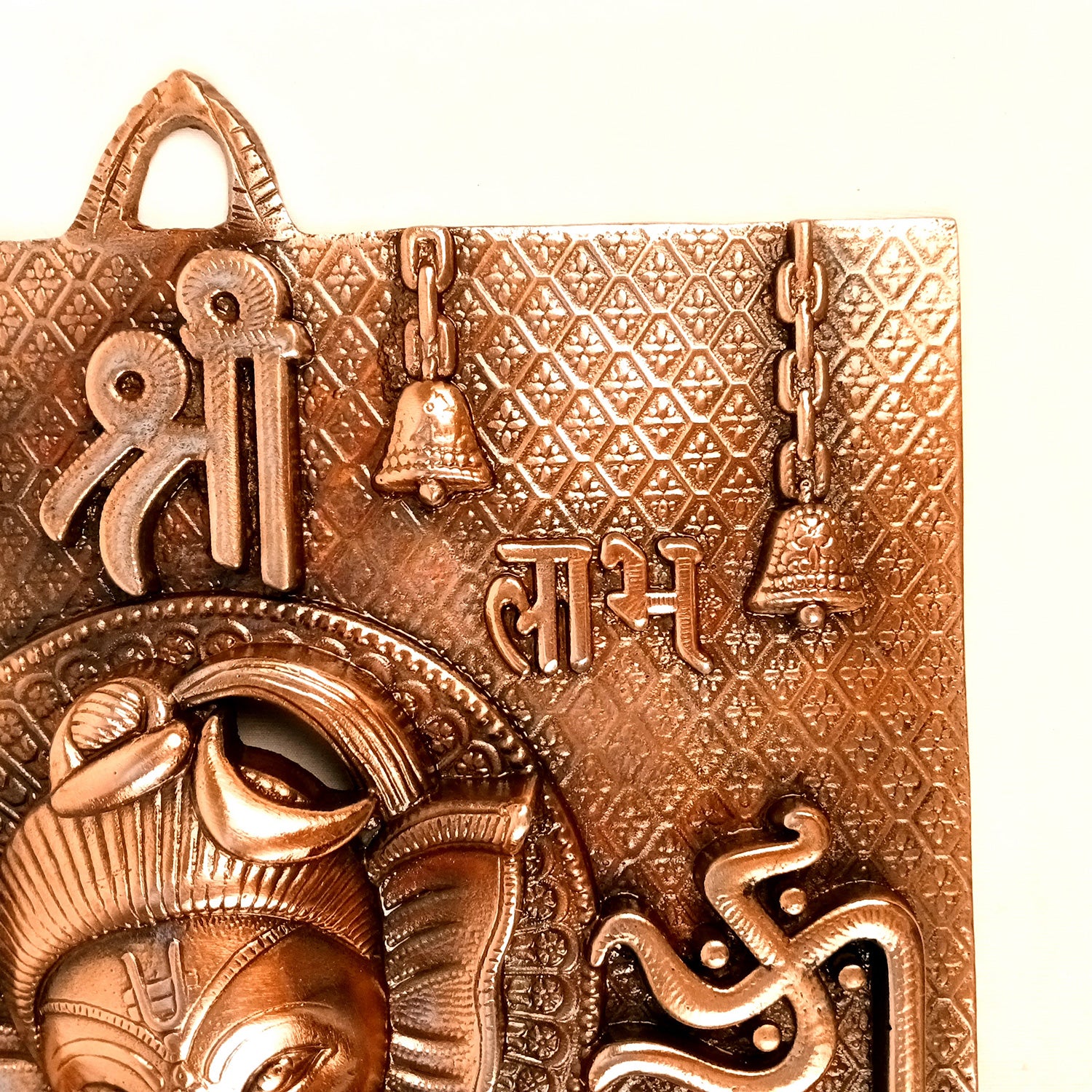Ganesh Wall Hanging Statue | Ganesha Playing Sitar / Veena Wall Idol for Puja, Home, Living Room Decor | Diwali & Housewarming Gift - 16 Inch - Apkamart