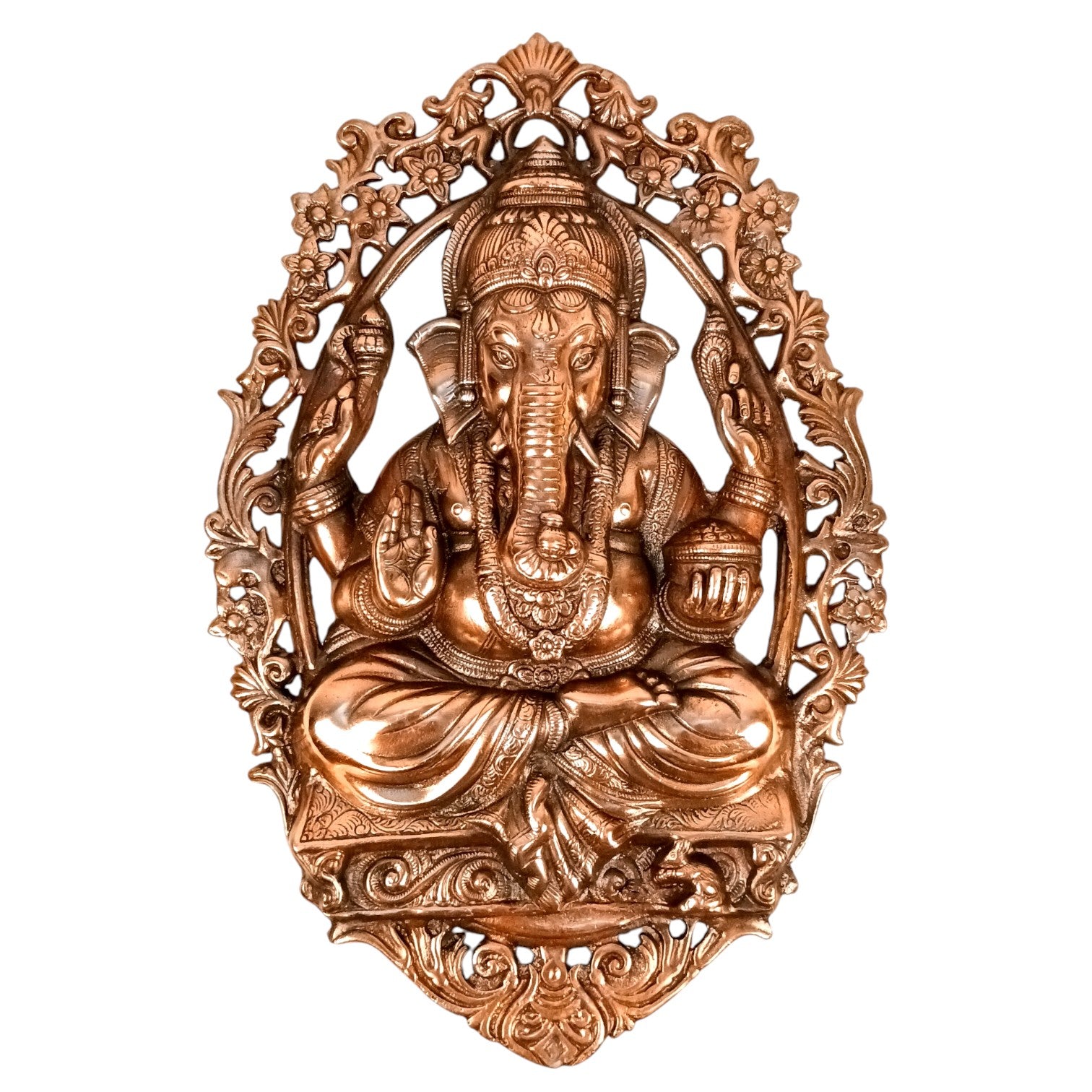 Ganesh Ji Wall Hanging – Decorative Wall Art for Home, Office & Spiritual Spaces, Religious Gift, Housewarming and Birthday - 22 Inch - Apkamart