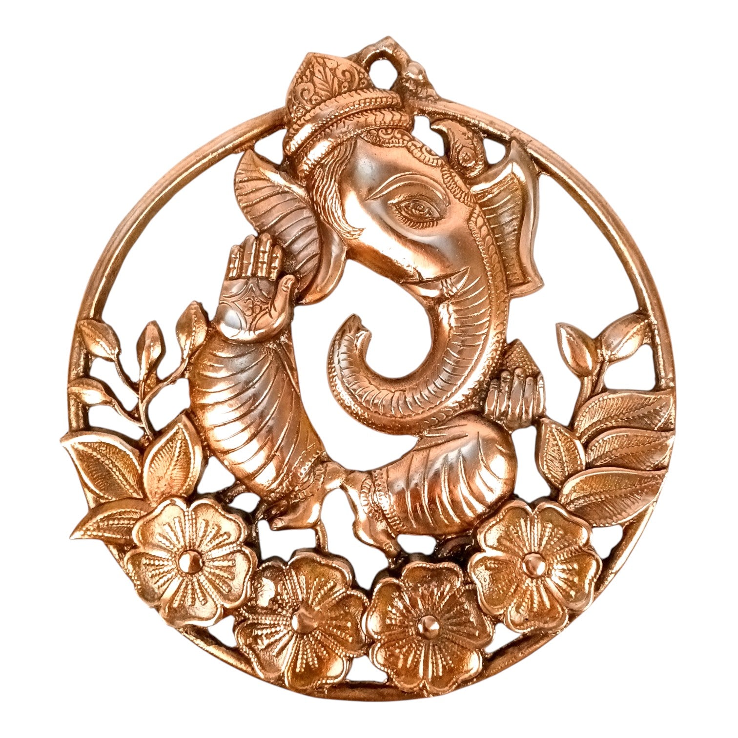 Ganesh Ji Wall Hanging – Decorative Wall Art for Home, Office, Housewarming & Spiritual Decor - 13 Inch - Apkamart