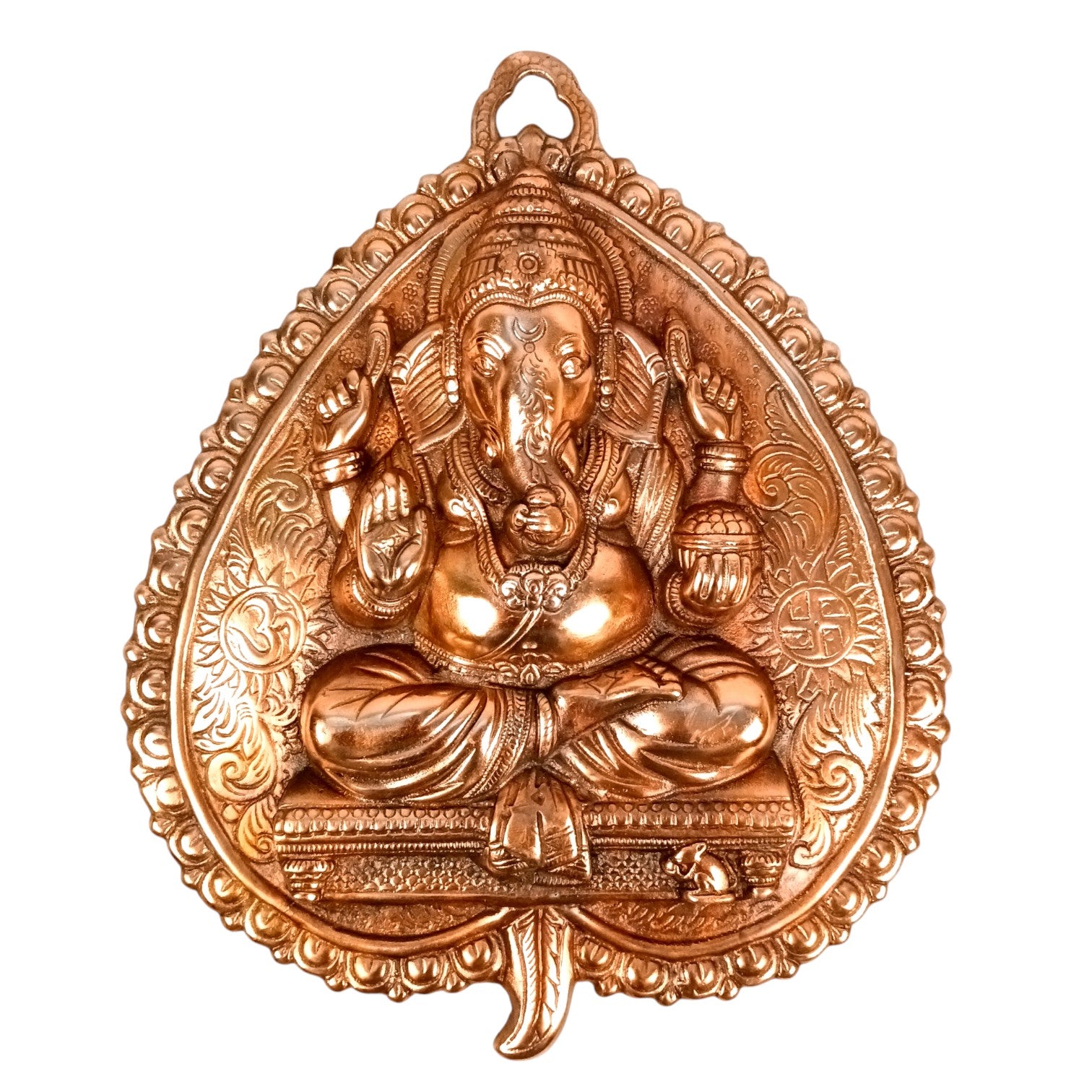 Ganesh Wall Hanging for Home Decor | Decorative Wall Art for Living Room, Bedroom & Office | Stylish Wall Hanging Showpiece & Gift Item - 16 Inch - Apkamart