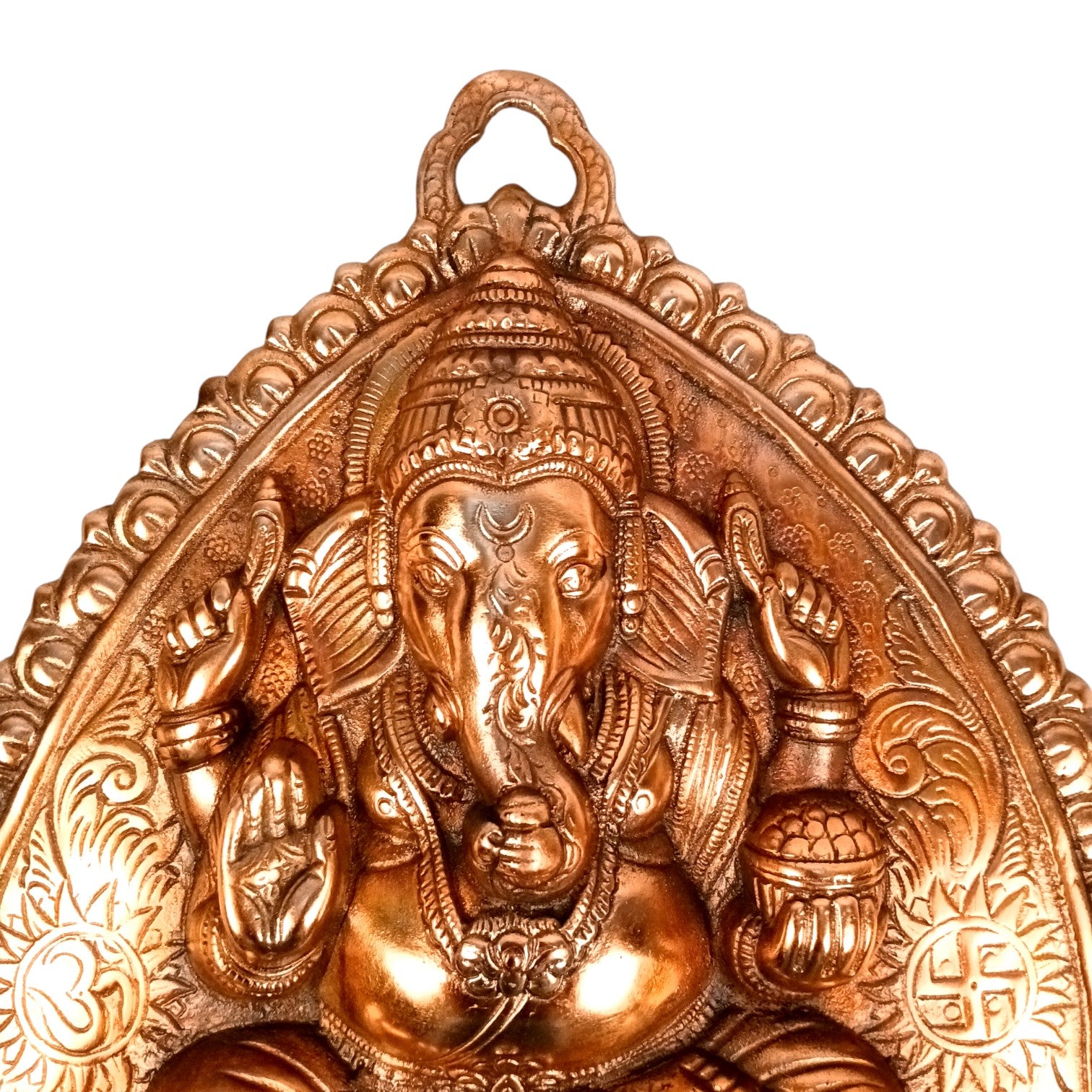 Ganesh Wall Hanging for Home Decor | Decorative Wall Art for Living Room, Bedroom & Office | Stylish Wall Hanging Showpiece & Gift Item - 16 Inch - Apkamart