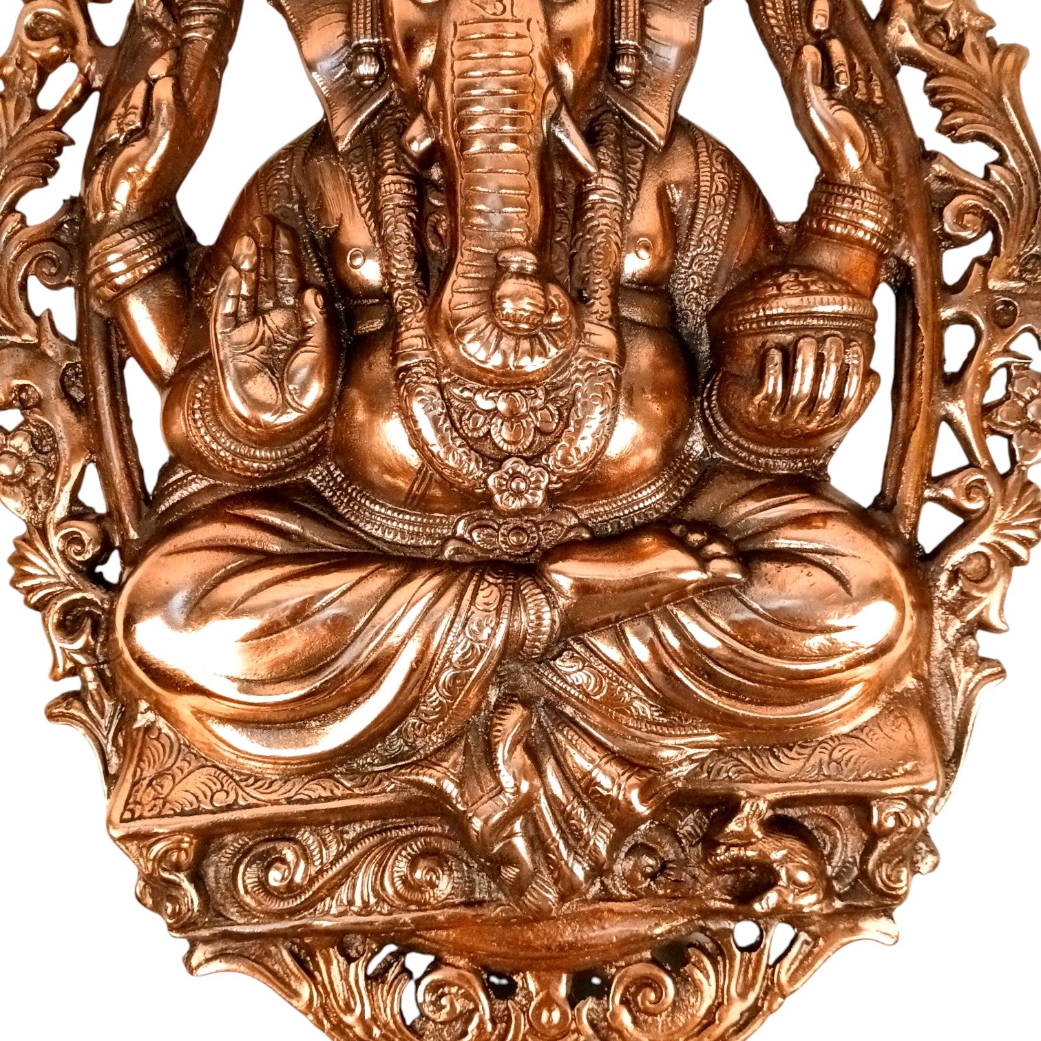 Ganesh Ji Wall Hanging – Decorative Wall Art for Home, Office & Spiritual Spaces, Religious Gift, Housewarming and Birthday - 22 Inch - Apkamart