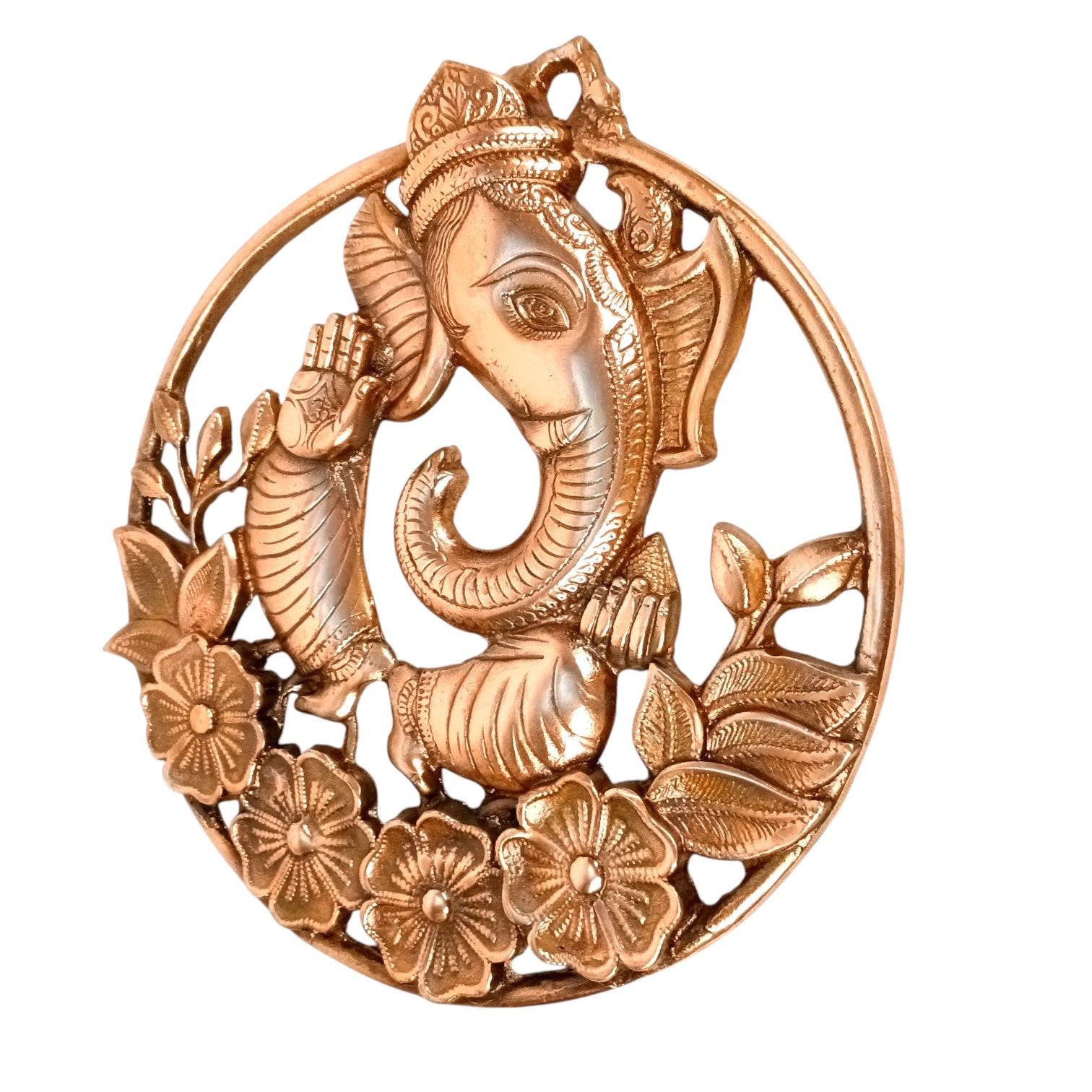 Ganesh Ji Wall Hanging – Decorative Wall Art for Home, Office, Housewarming & Spiritual Decor - 13 Inch - Apkamart