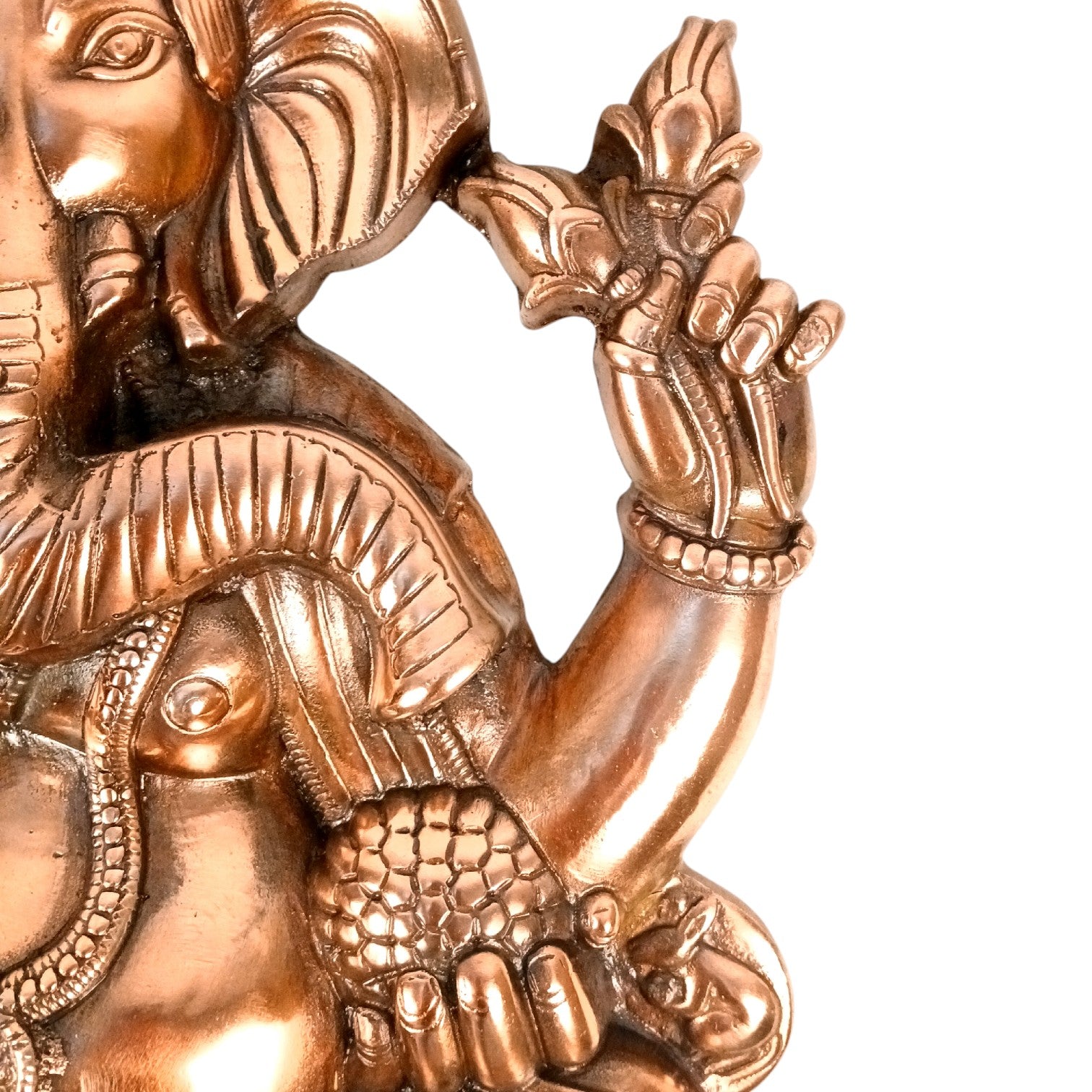 Lord Ganesh Wall Hanging Idol | Ganesha Wall Idol for Home, Living Room, Entrance, Main Door | Ganesh Wall Art for Religious & Spiritual Decor | Diwali & Housewarming Gift - 22 Inch - Apkamart