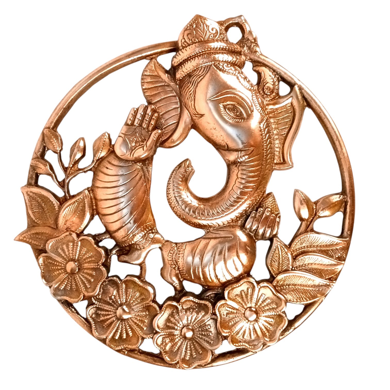 Ganesh Ji Wall Hanging – Decorative Wall Art for Home, Office, Housewarming & Spiritual Decor - 13 Inch - Apkamart