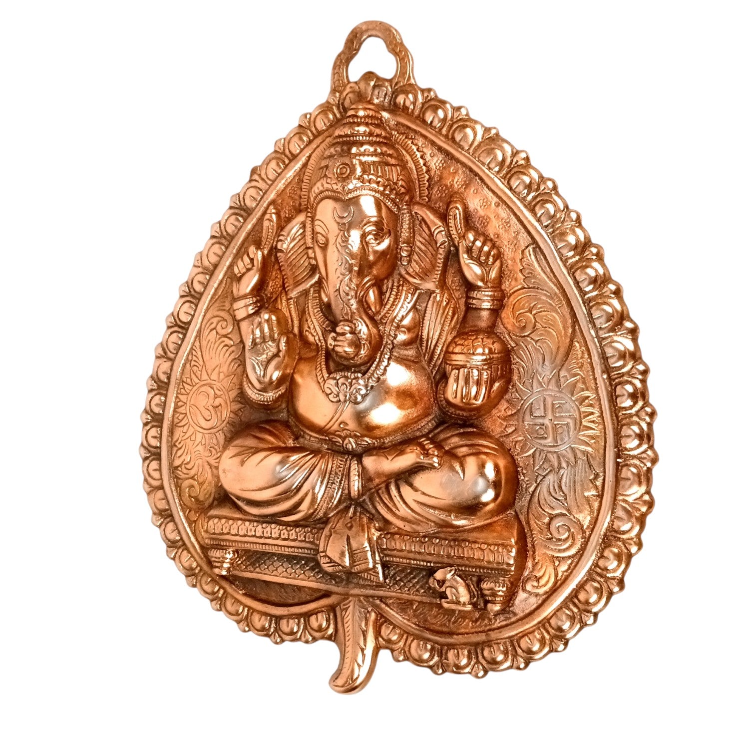 Ganesh Wall Hanging for Home Decor | Decorative Wall Art for Living Room, Bedroom & Office | Stylish Wall Hanging Showpiece & Gift Item - 16 Inch - Apkamart