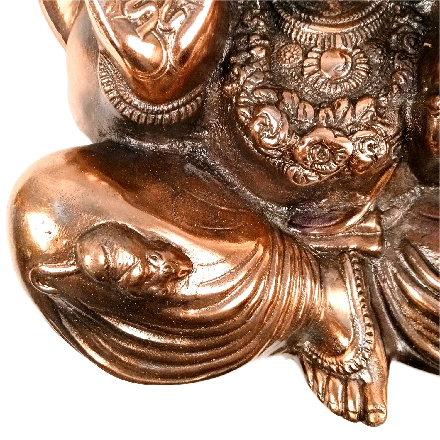 Lord Ganesh Wall Hanging Idol | Ganesha Wall Idol Big Size - for Home, Living Room, Entrance, Main Door | Metal Ganesh Wall Art for Religious & Spiritual Decor | Diwali & Housewarming Gift - 21 Inch - Apkamart