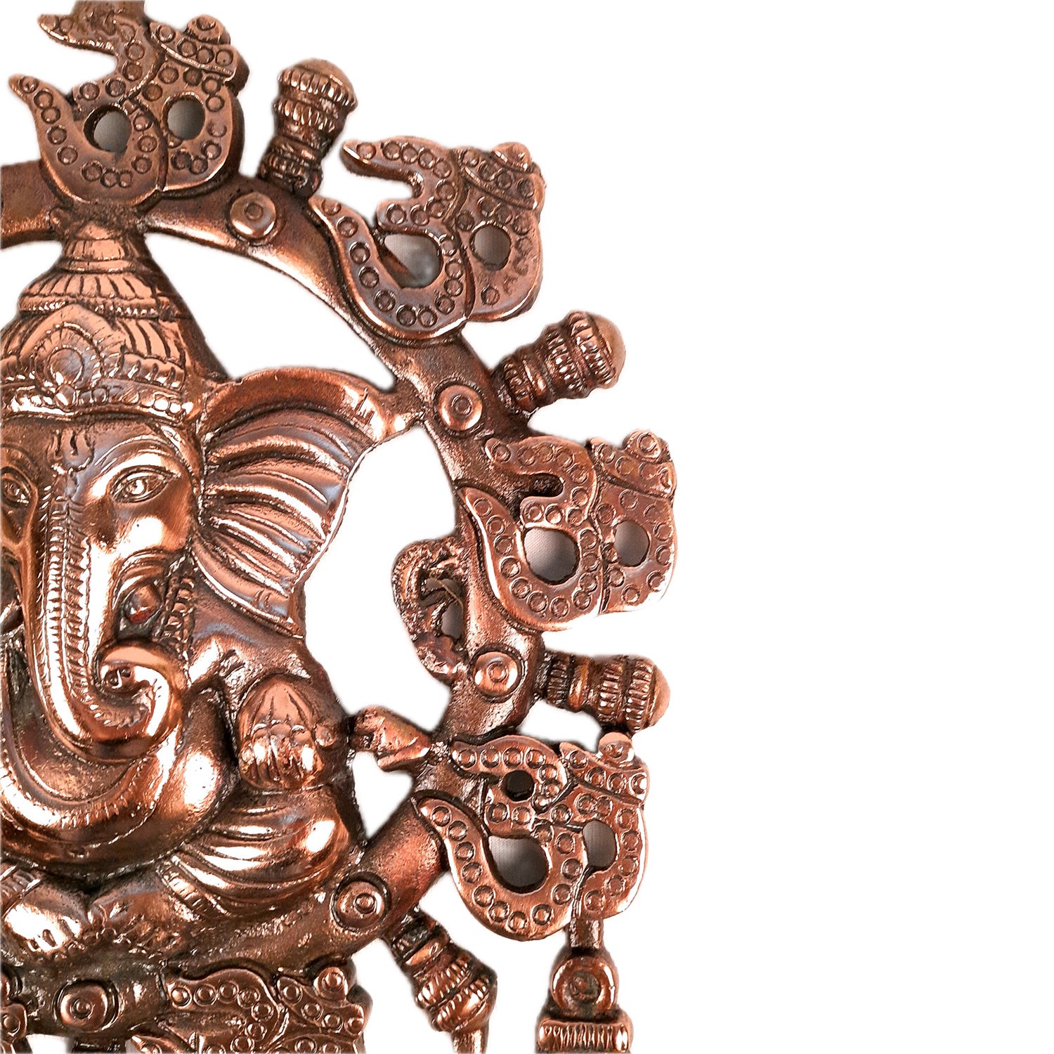 Ganesh Wall Hanging Murti | Ganesha Wall Statue - for Home Entrance & Main Door, Puja, Living Room Decor & Gift- 13 Inch - Apkamart
