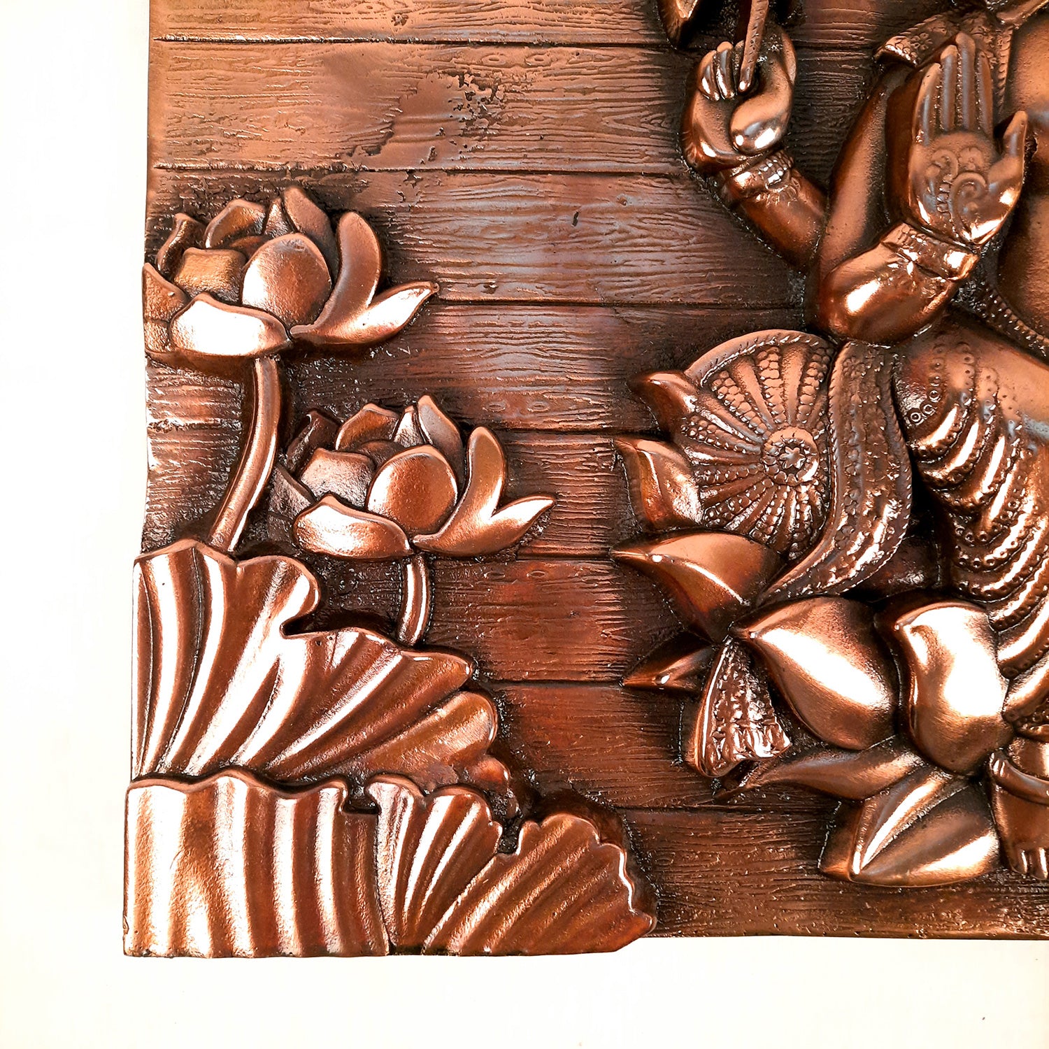 Ganesh Wall Hanging Idol | Lord Ganesha Wall Decor for Big Walls - For Puja, Home, Entrance, Big Walls, Living Room & Gift - 24 Inch - Apkamart