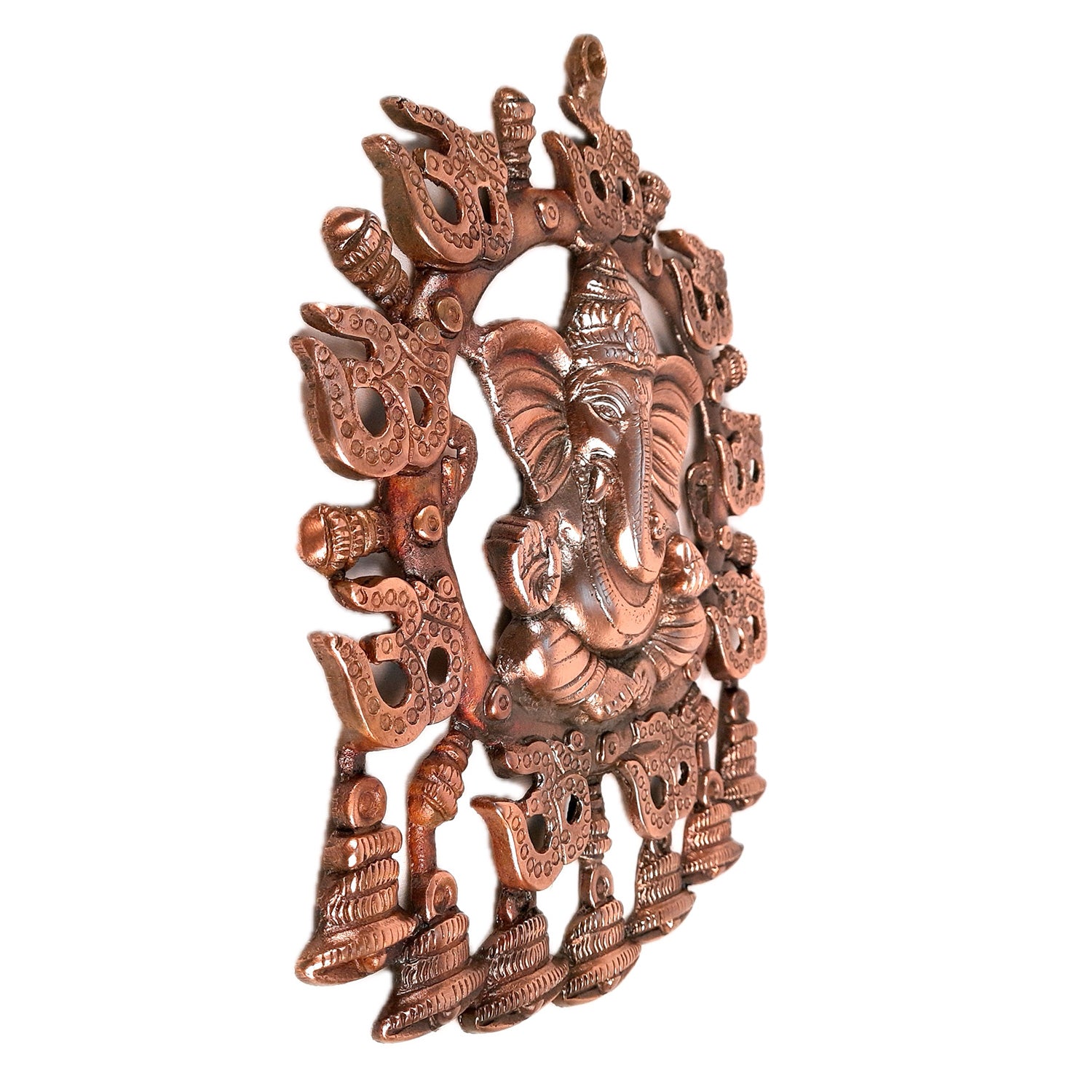 Ganesh Wall Hanging Murti | Ganesha Wall Statue - for Home Entrance & Main Door, Puja, Living Room Decor & Gift- 13 Inch - Apkamart