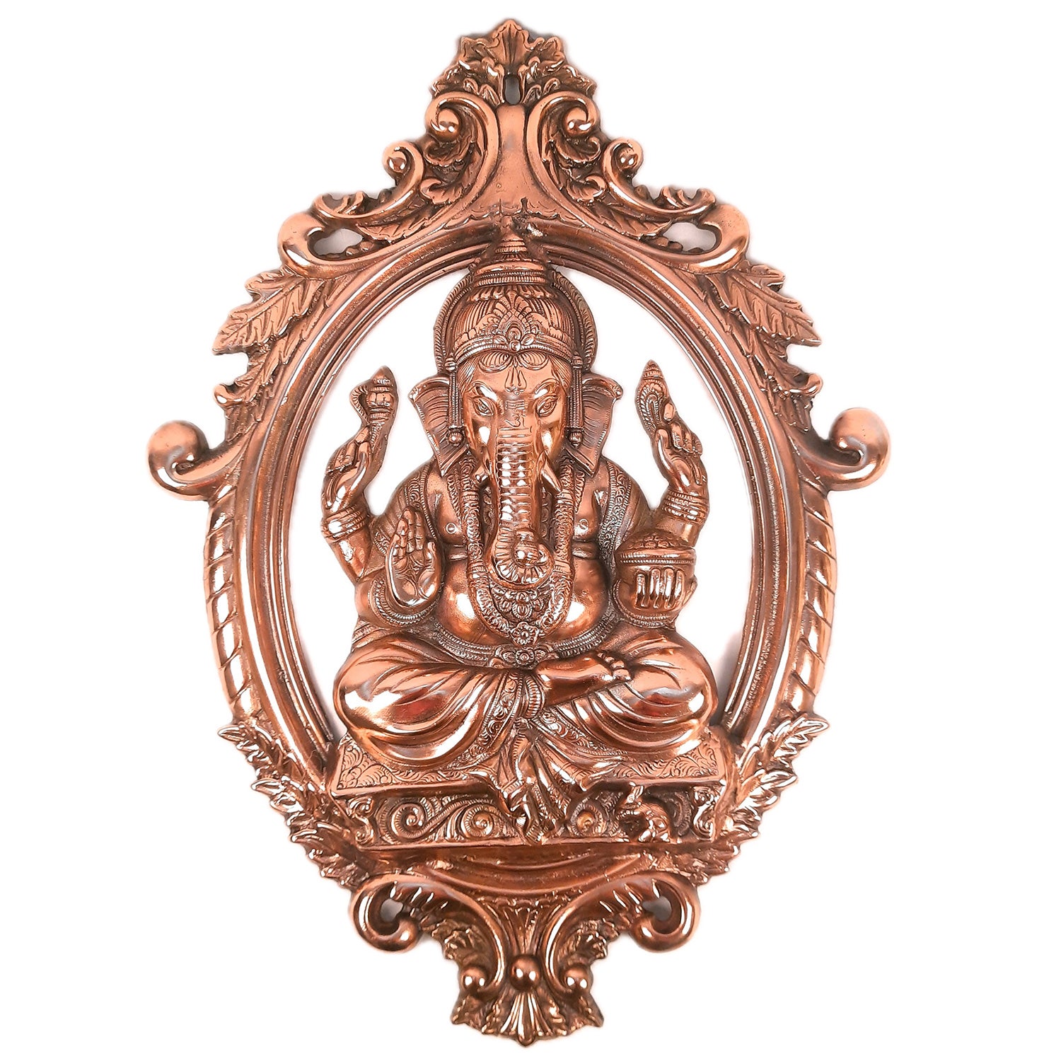 Ganesh Idol Wall Hanging | Big Lord Ganesha Wall Statue Decor | Religious & Spiritual Wall Art - For Puja, Home & Entrance Living Room & Gift - Apkamart