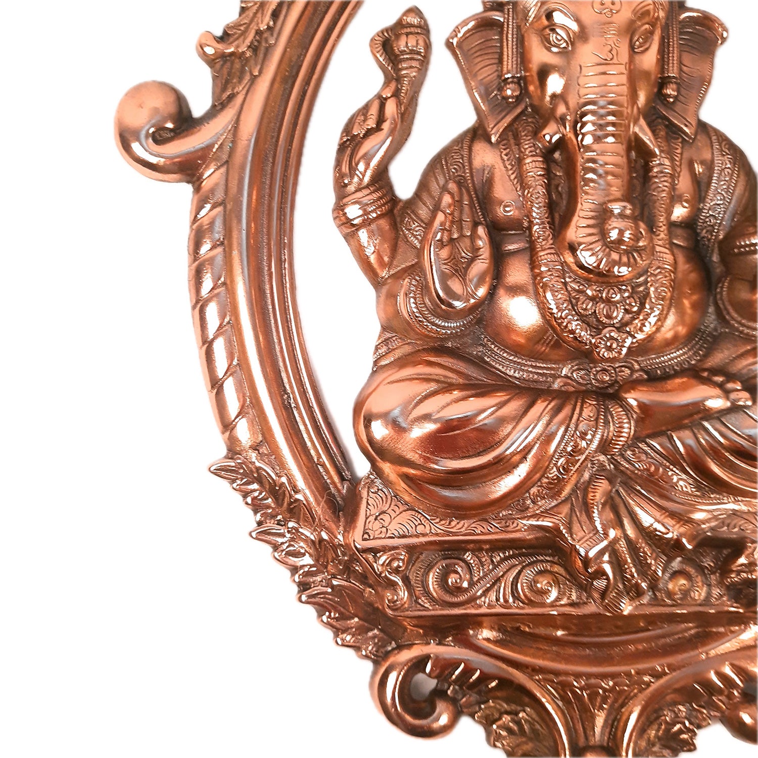 Ganesh Idol Wall Hanging | Big Lord Ganesha Wall Statue Decor | Religious & Spiritual Wall Art - For Puja, Home & Entrance Living Room & Gift - Apkamart