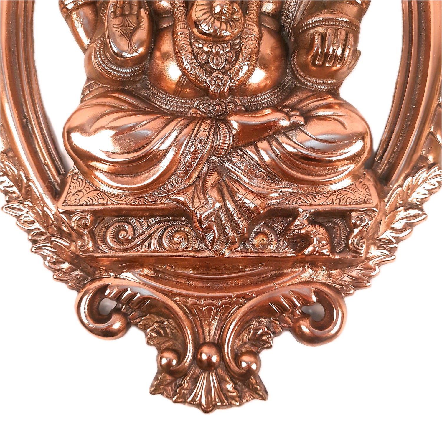 Ganesh Idol Wall Hanging | Big Lord Ganesha Wall Statue Decor | Religious & Spiritual Wall Art - For Puja, Home & Entrance Living Room & Gift - Apkamart