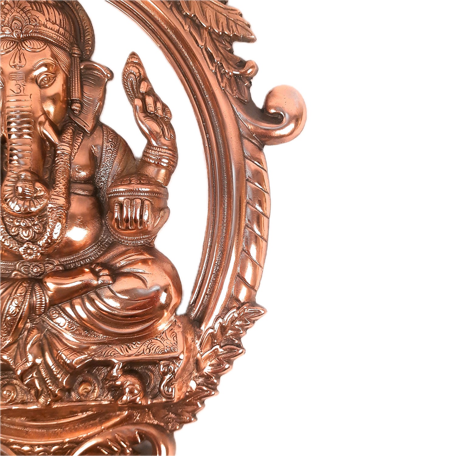 Ganesh Idol Wall Hanging | Big Lord Ganesha Wall Statue Decor | Religious & Spiritual Wall Art - For Puja, Home & Entrance Living Room & Gift - Apkamart