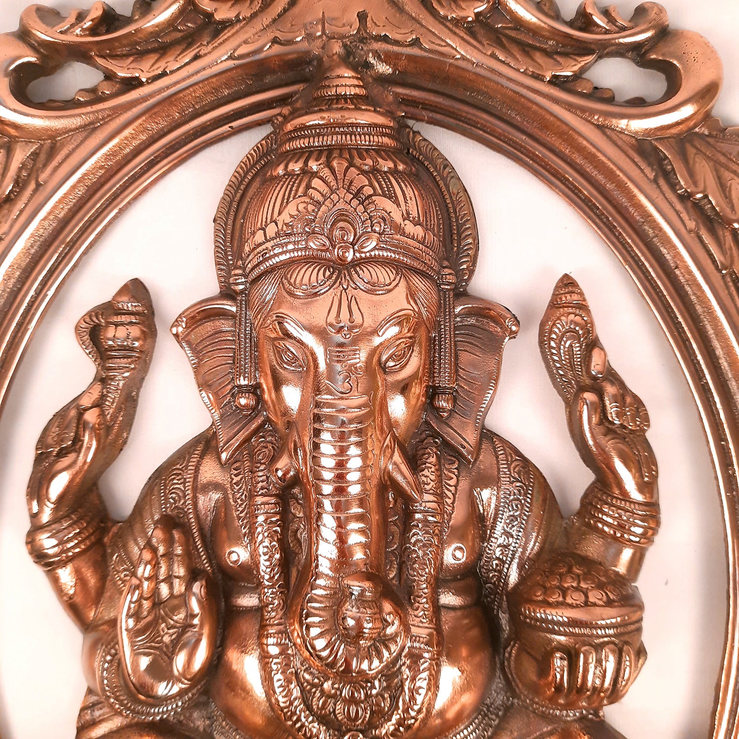 Ganesh Idol Wall Hanging | Big Lord Ganesha Wall Statue Decor | Religious & Spiritual Wall Art - For Puja, Home & Entrance Living Room & Gift - Apkamart