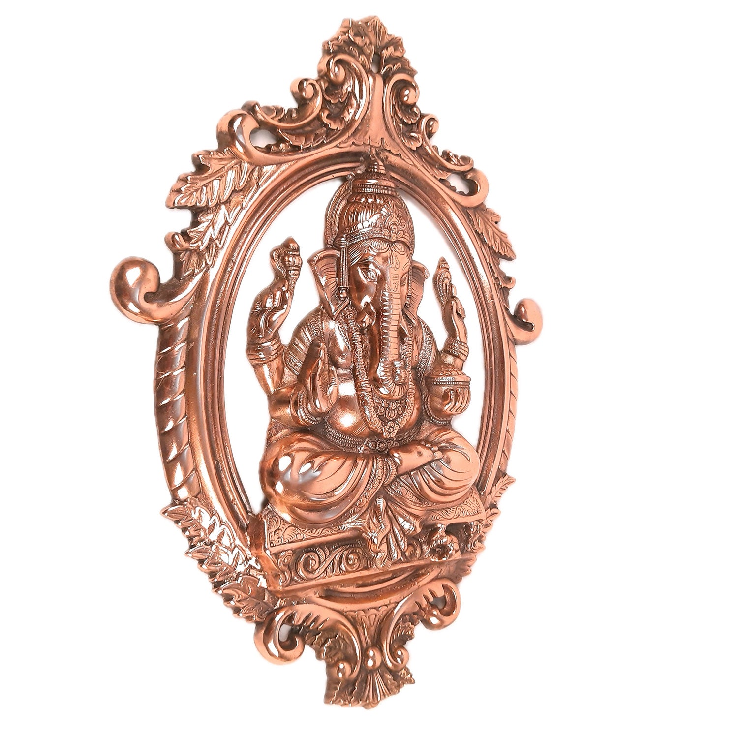 Ganesh Idol Wall Hanging | Big Lord Ganesha Wall Statue Decor | Religious & Spiritual Wall Art - For Puja, Home & Entrance Living Room & Gift - Apkamart