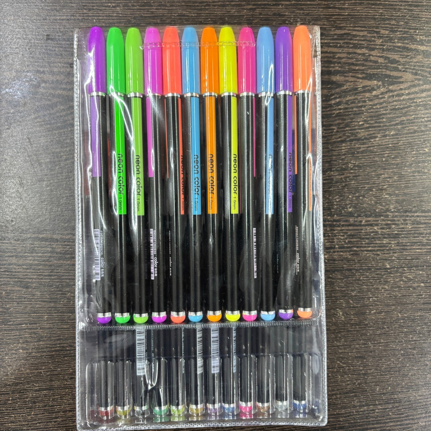 Neon Gel Pen Set | 24 Fluorescent Highlighter Gel Pens in Each Pack | Smooth Writing & Drawing Pens for Kids, Students, Artists, Art & Craft Stationery