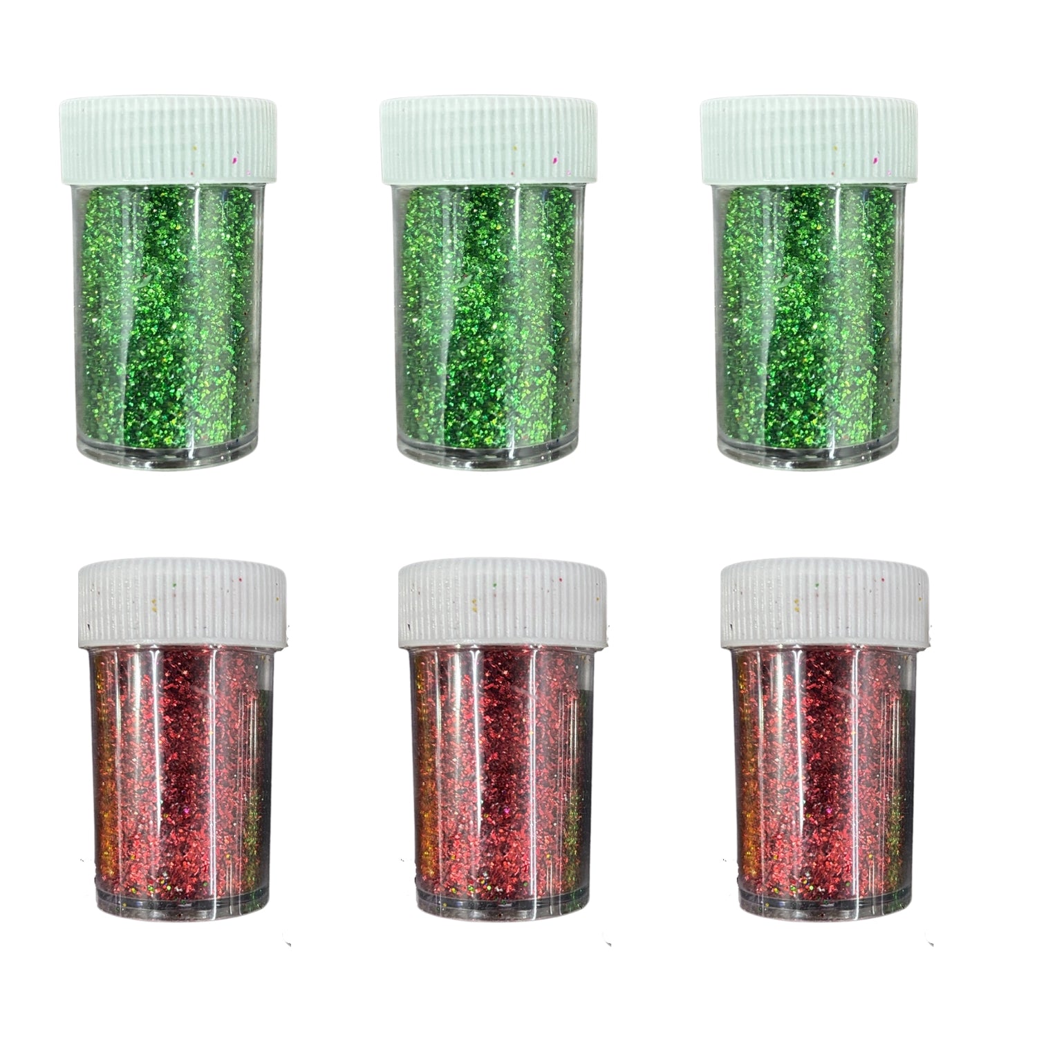 Dry Glitter for Craft Work Glitter Powder Multicolor Sparkle Dust for Art and Craft DIY Decoration Projects - Apkamart #Style_Pack Of 6