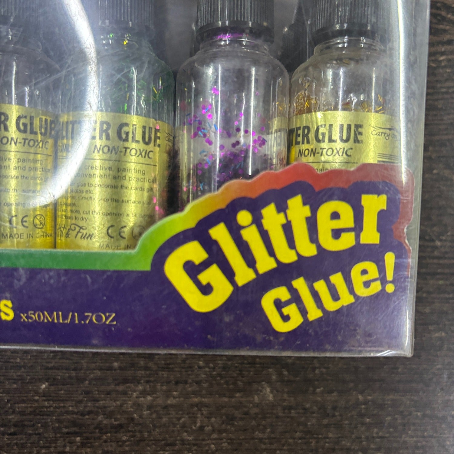 Sparkle Glitter Glue | Multicolor Sticky Glitter Glue Tubes - For Art and Craft for Kids